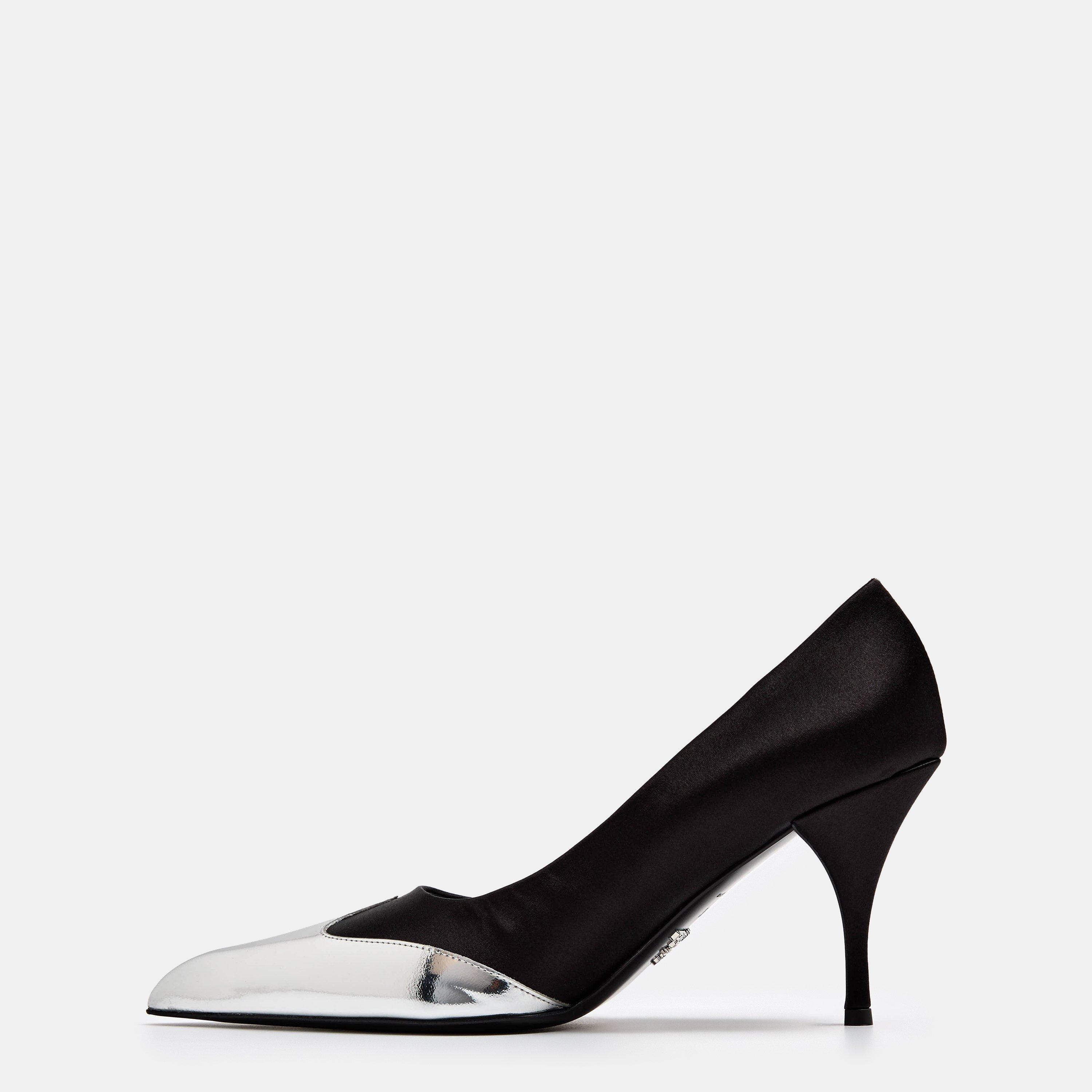 Nero - Prada - Leather Metal Pumps - 2