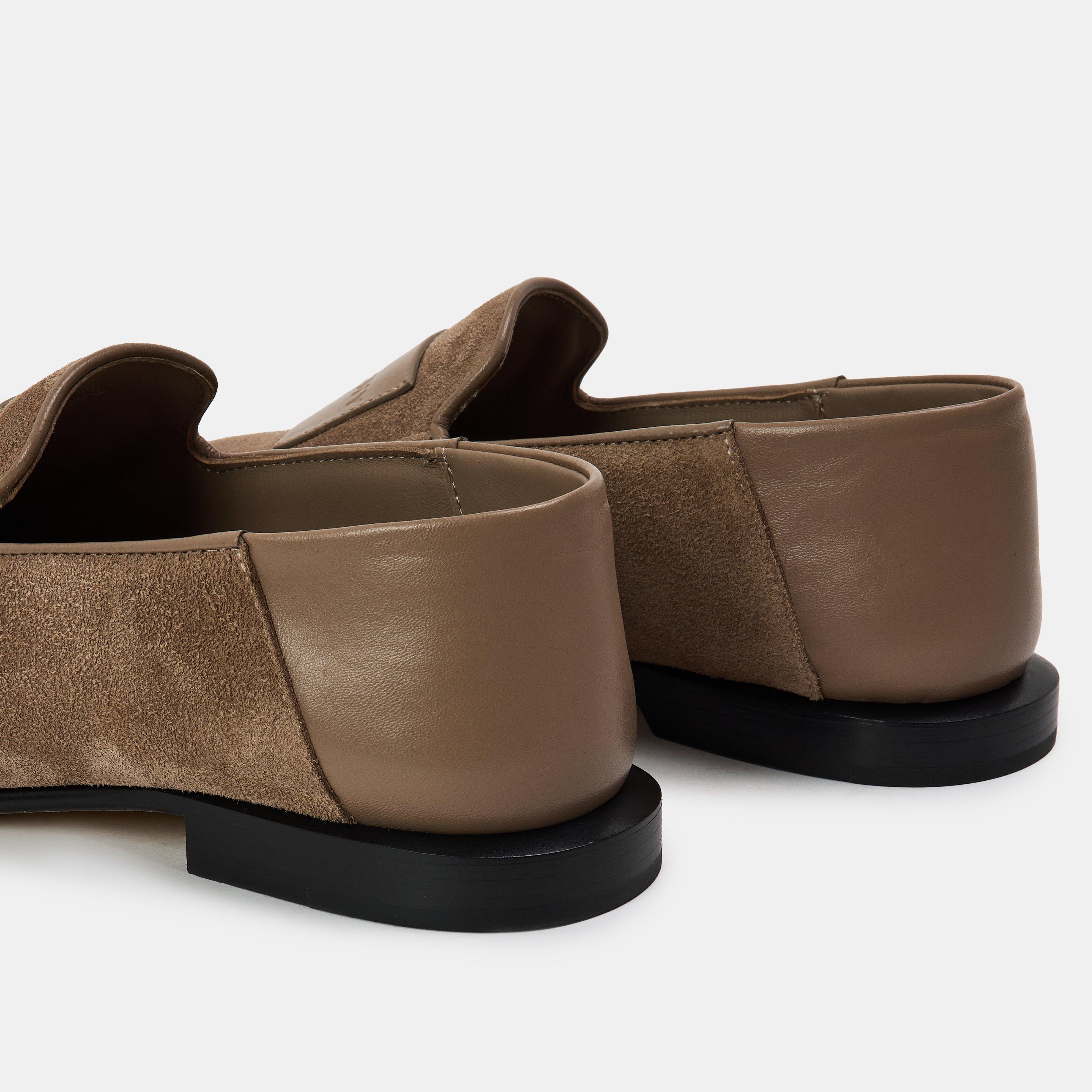 Beige - GIVENCHY - Women's GIV Suede Loafers - 4