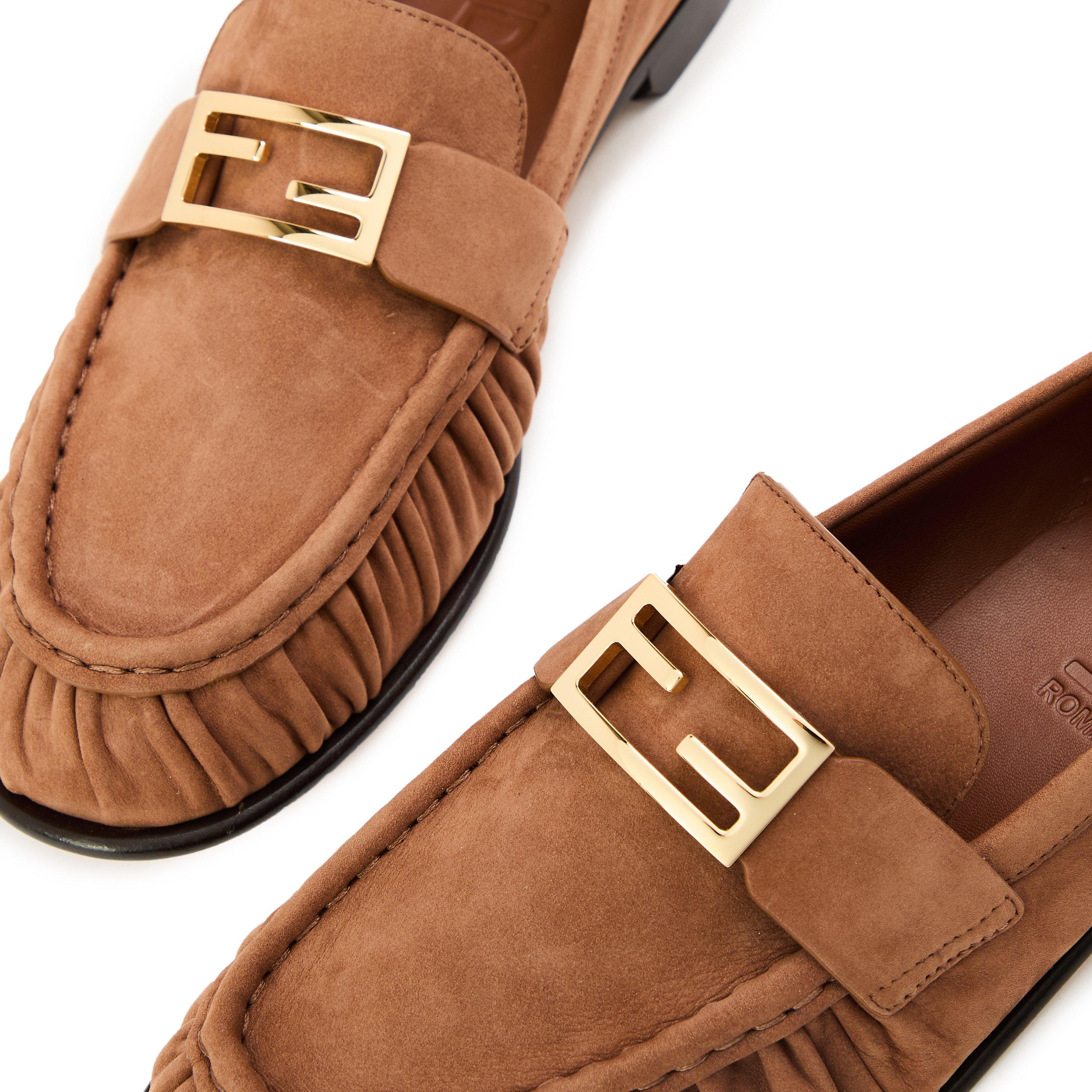 Sellier - Fendi - Women's Nubuck Loafers - 4