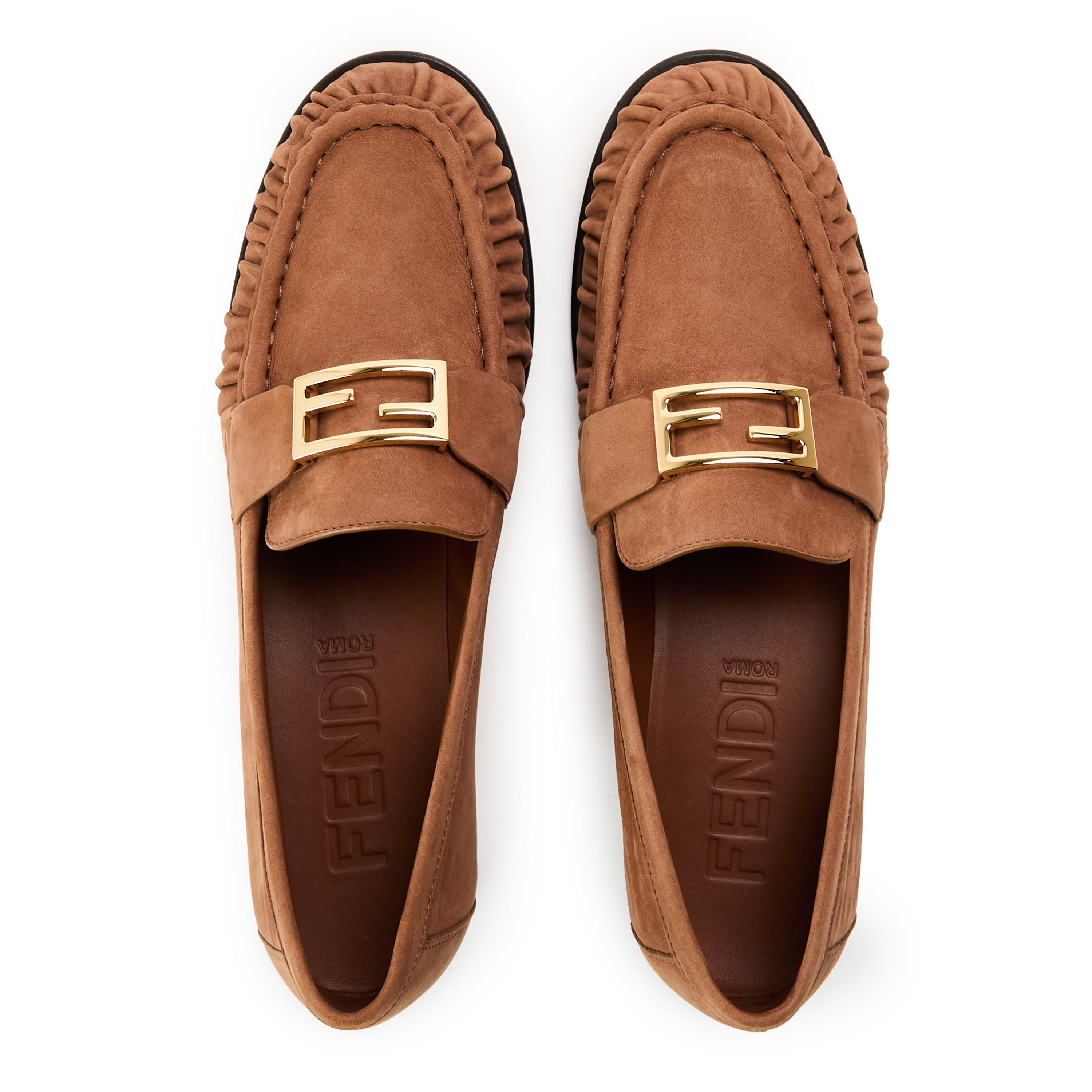 Sellier - Fendi - Women's Nubuck Loafers - 5