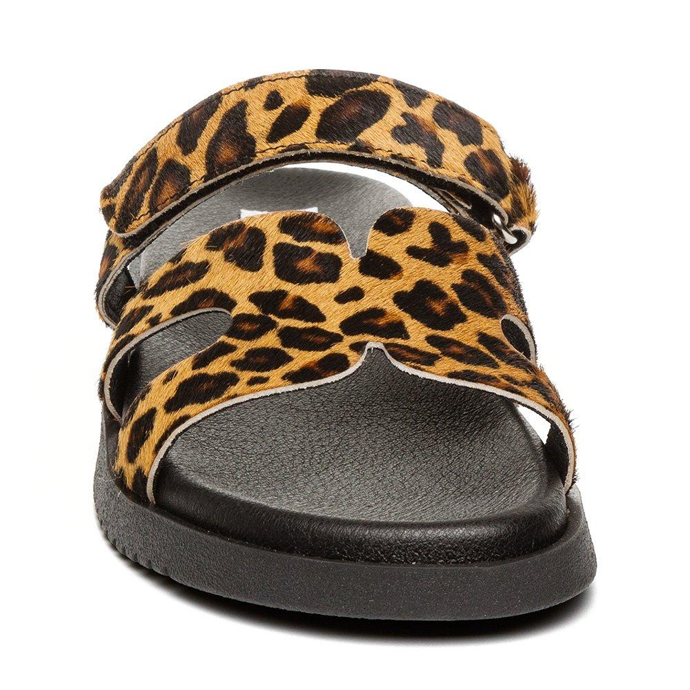 Leopard - Steve Madden - Women's Zebra Print Flat Sandals - 3