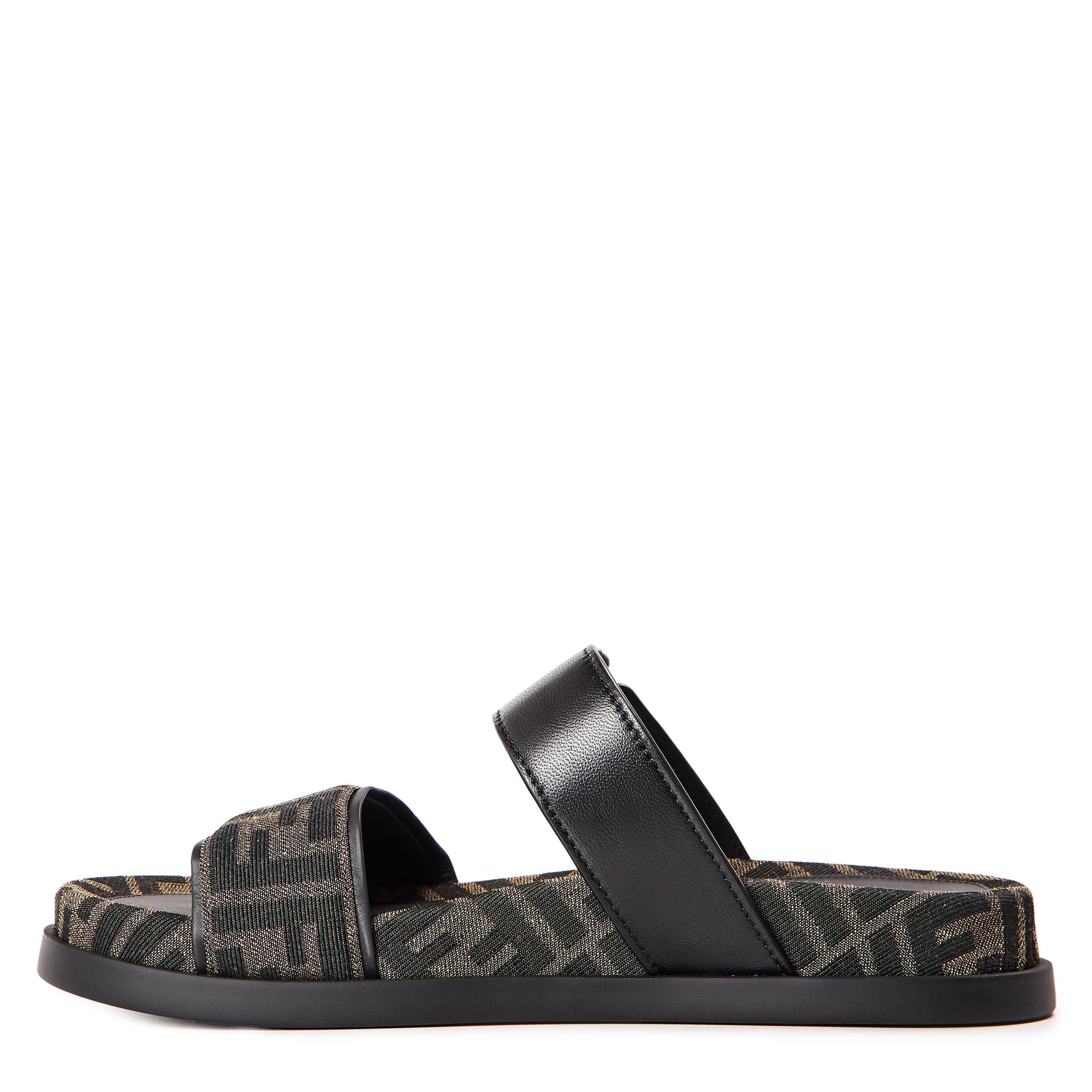 Tabacco - Fendi - Women's Feel Double Strap Flat Sandals - 2