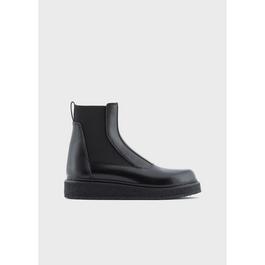 Emporio Armani Calf Leather Boots