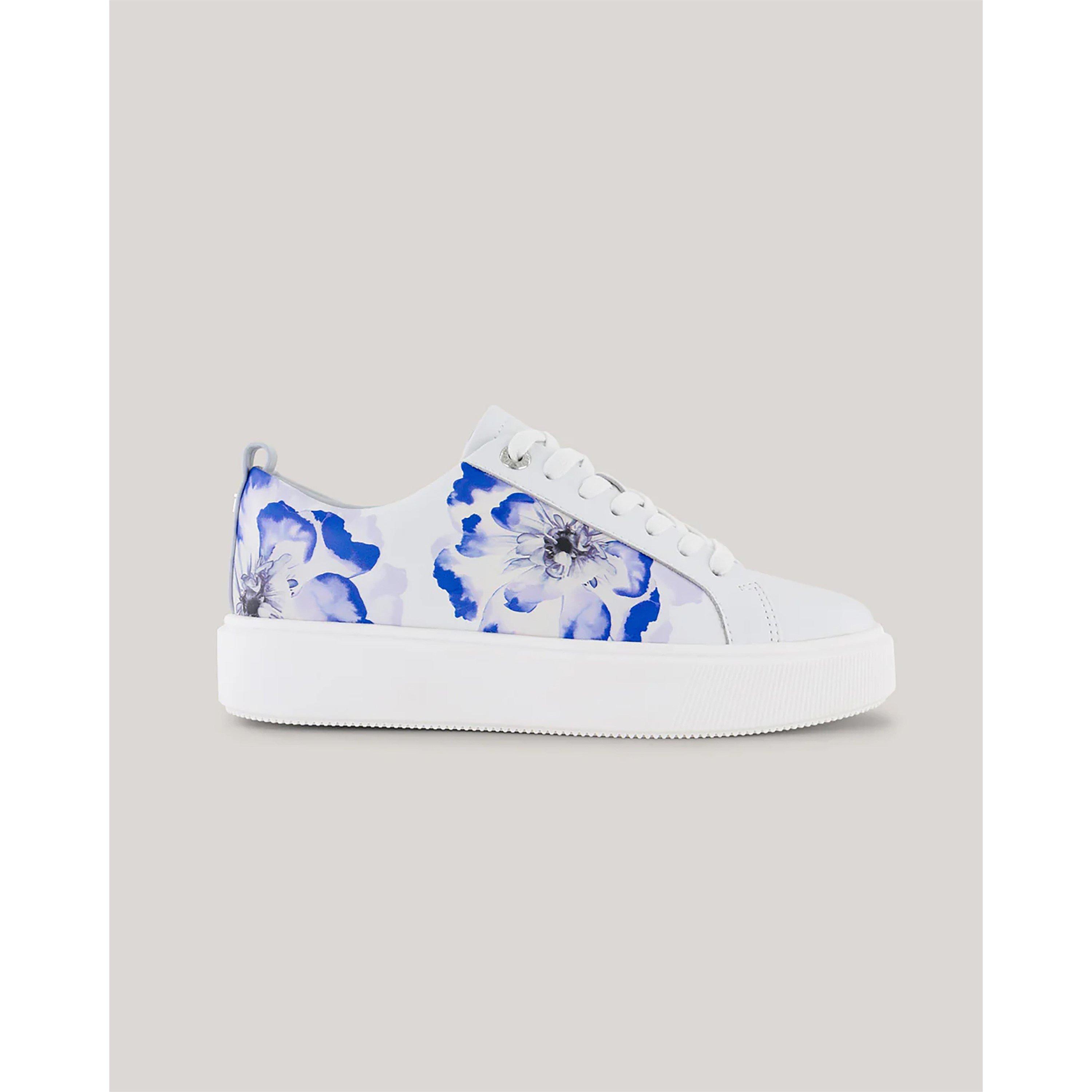Blue - Ted Baker - Women's Platform Court Trainers - 1