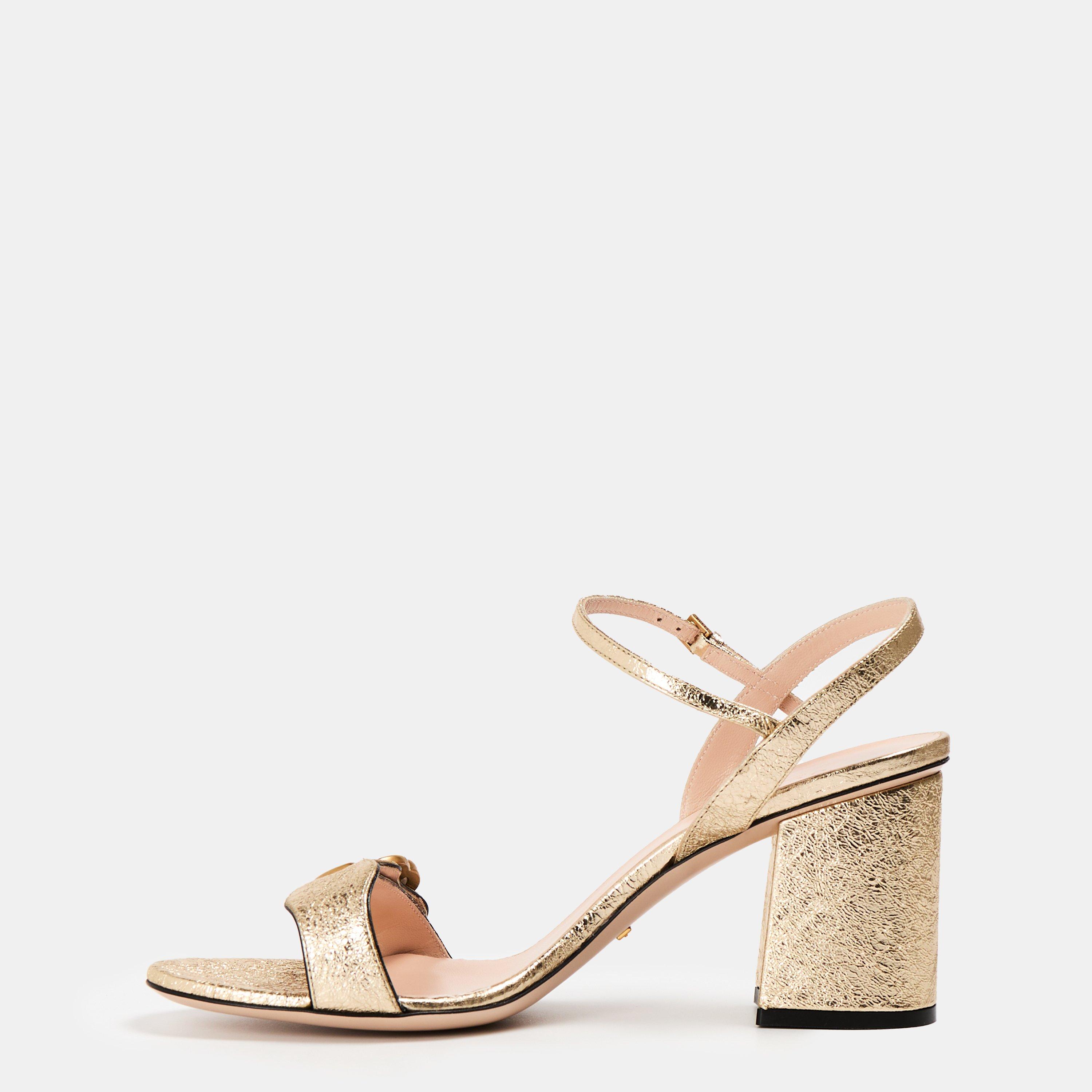 Platino - Gucci - Double G 75mm Sandals - 2