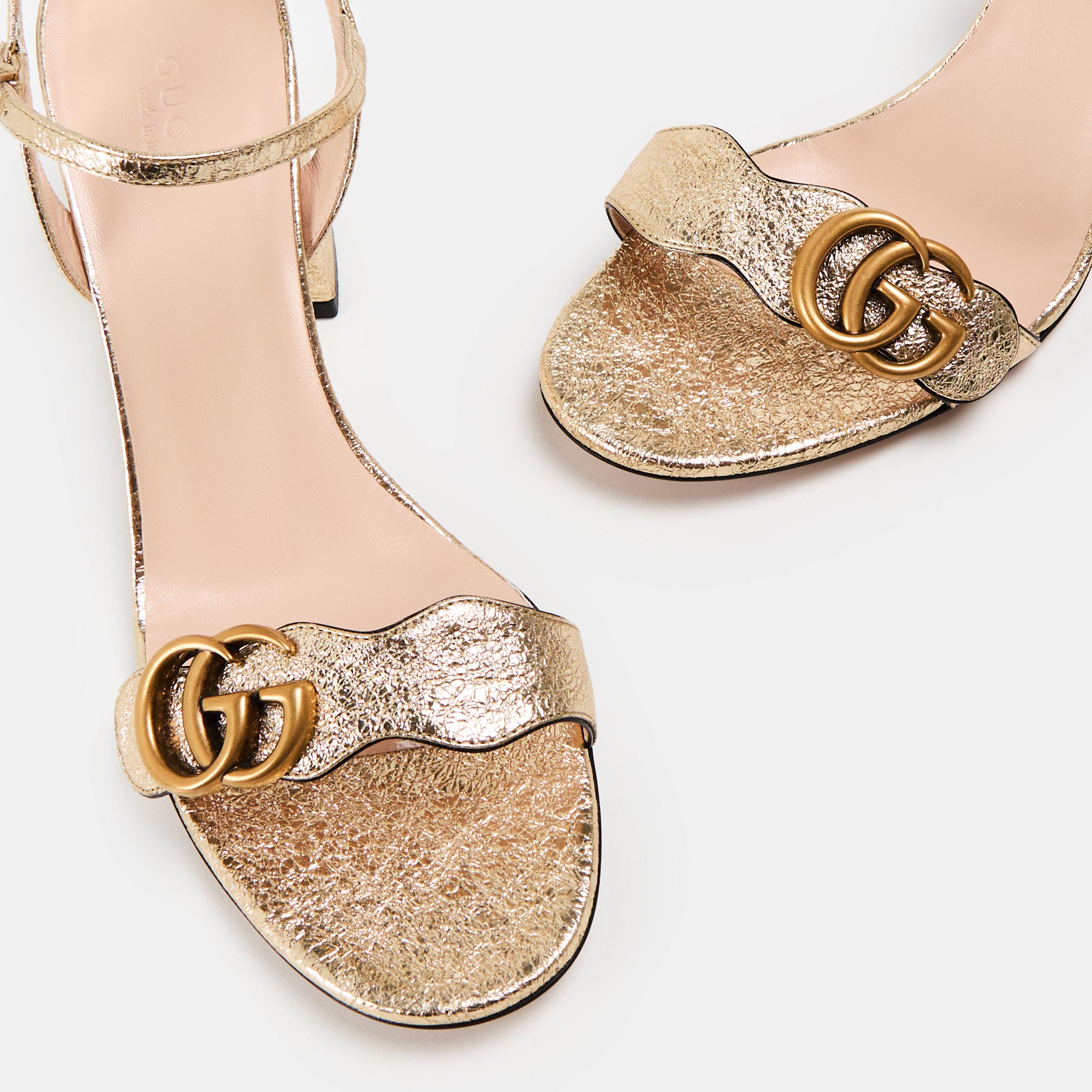 Platino - Gucci - Double G 75mm Sandals - 5