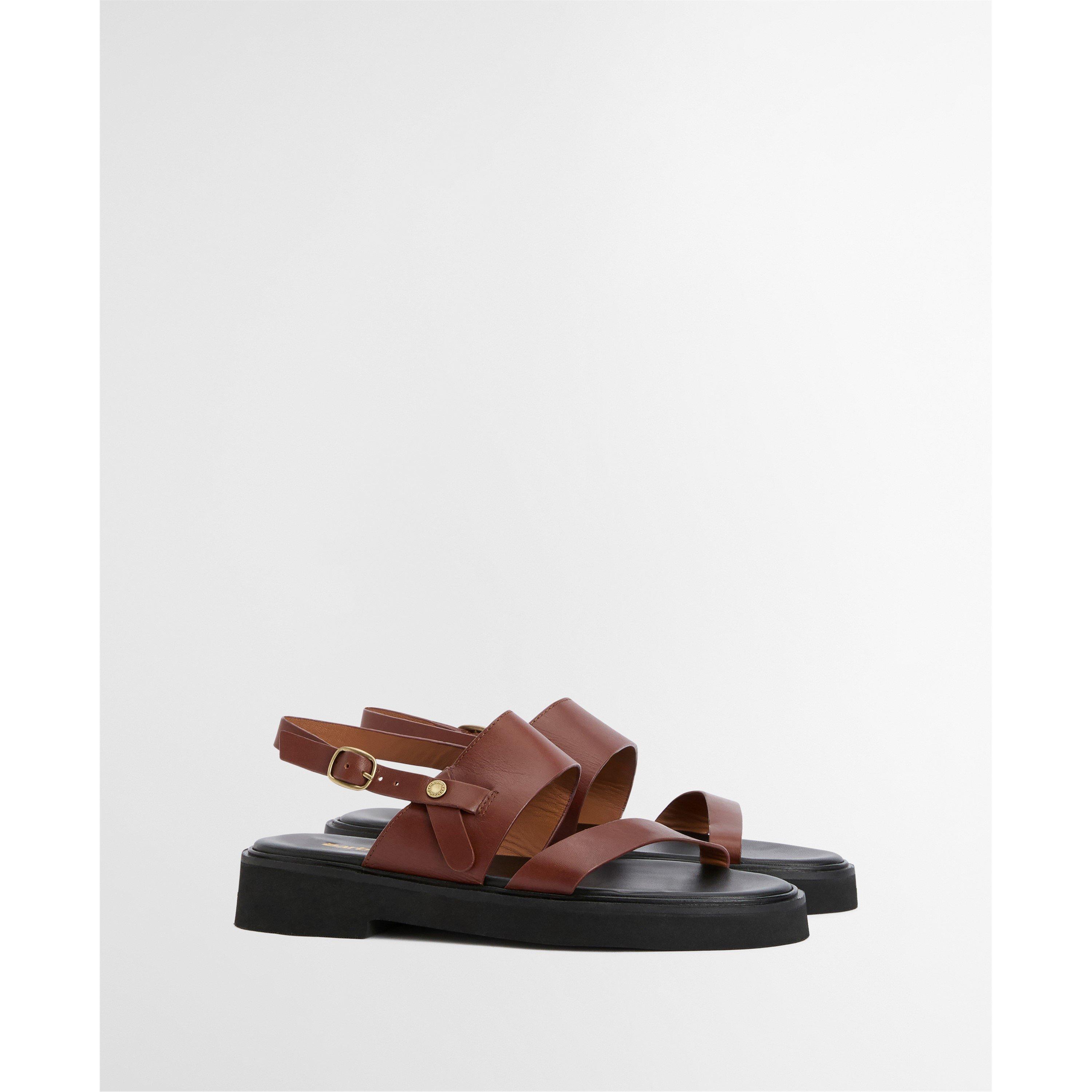 Brown - Barbour - Women's Flatform Sandals - 2