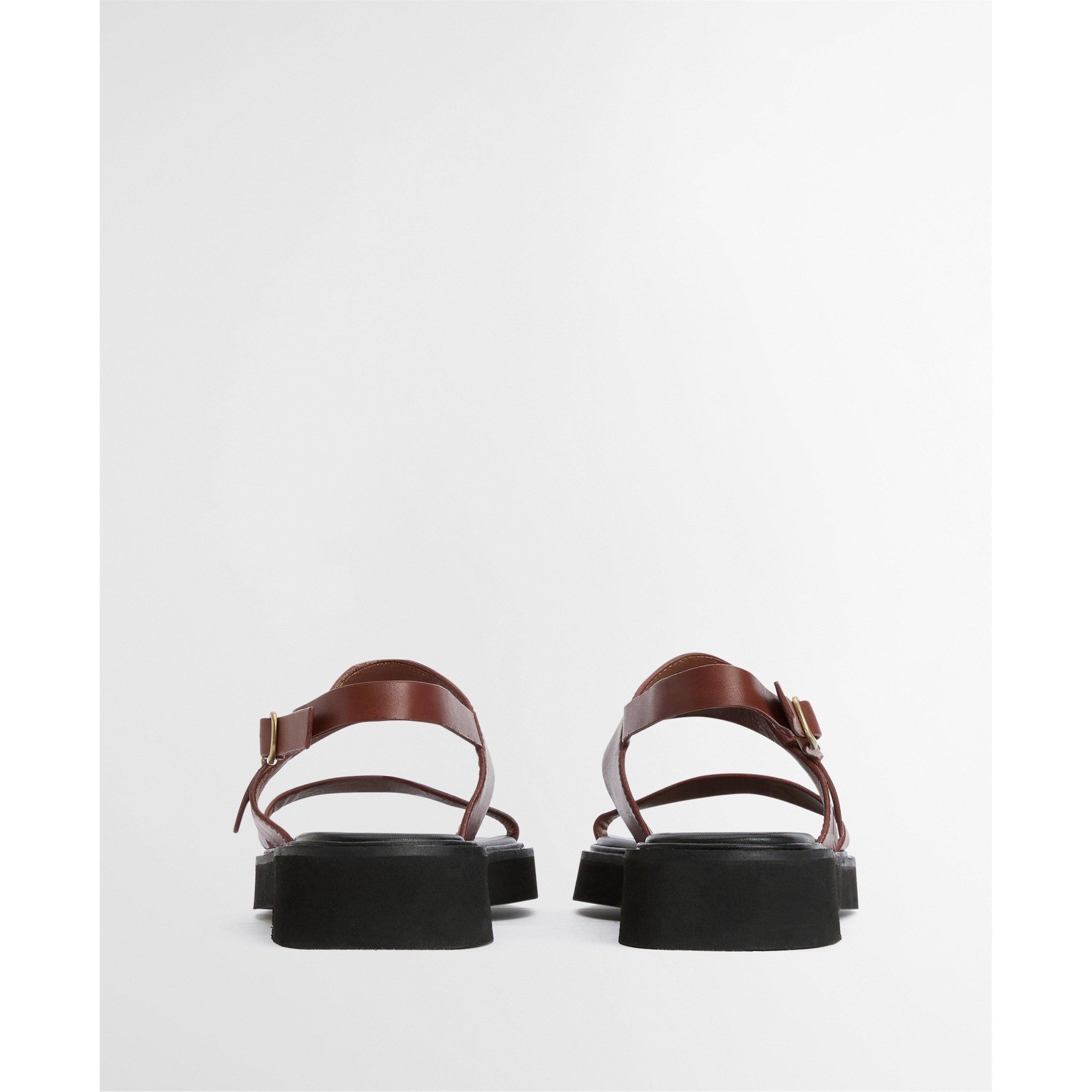 Brown - Barbour - Women's Flatform Sandals - 3