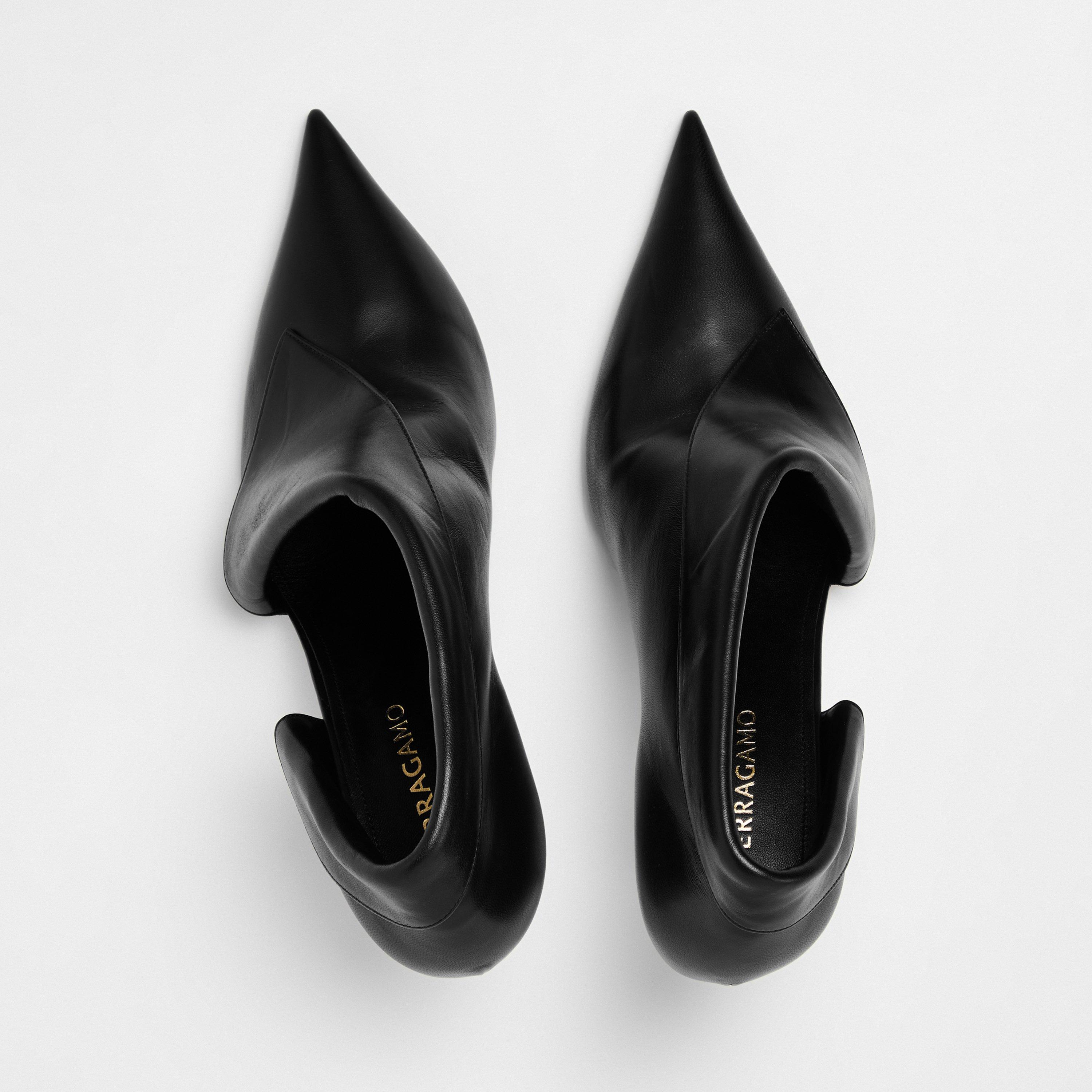 Nero - Ferragamo - Womens Eva 85 Stiletto Pumps - 5