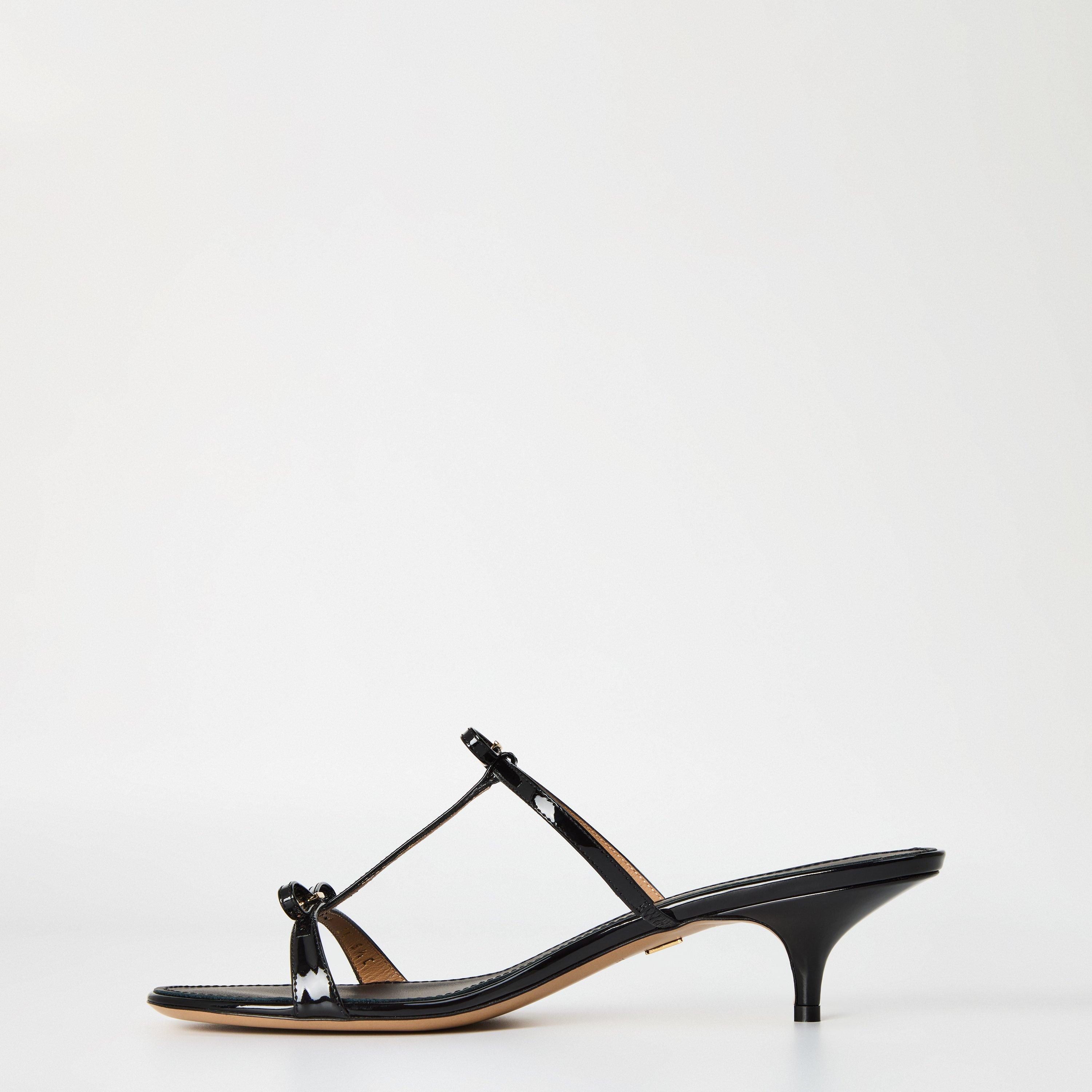 Nero - Ferragamo - Womens Abili Kitten Heel Sandals - 2