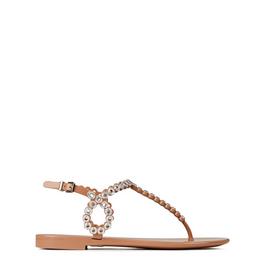 Aquazzura Almost Bare Flat Sandals