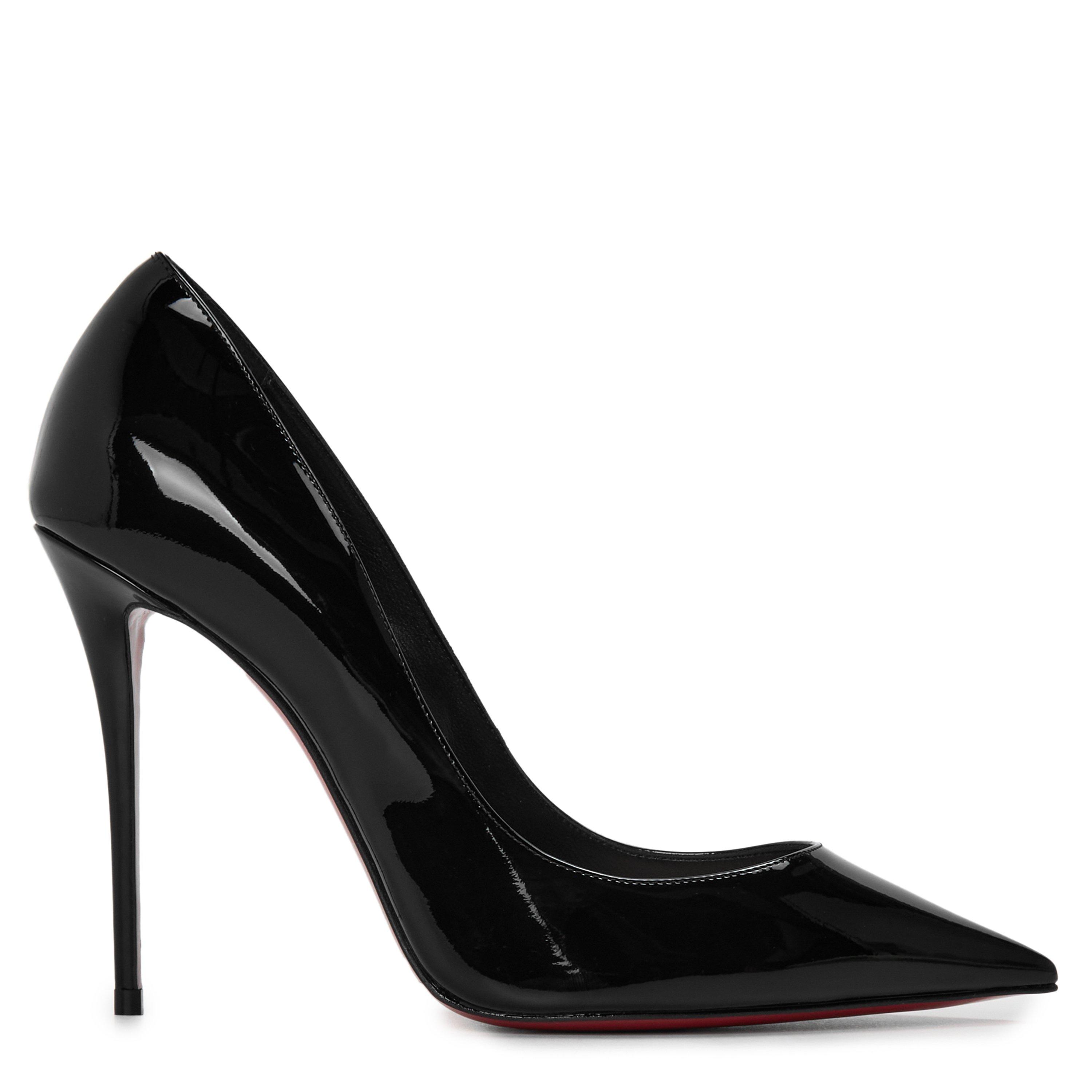 Black - Christian Louboutin - La Pigalle 100 Patent Leather Pumps - 1