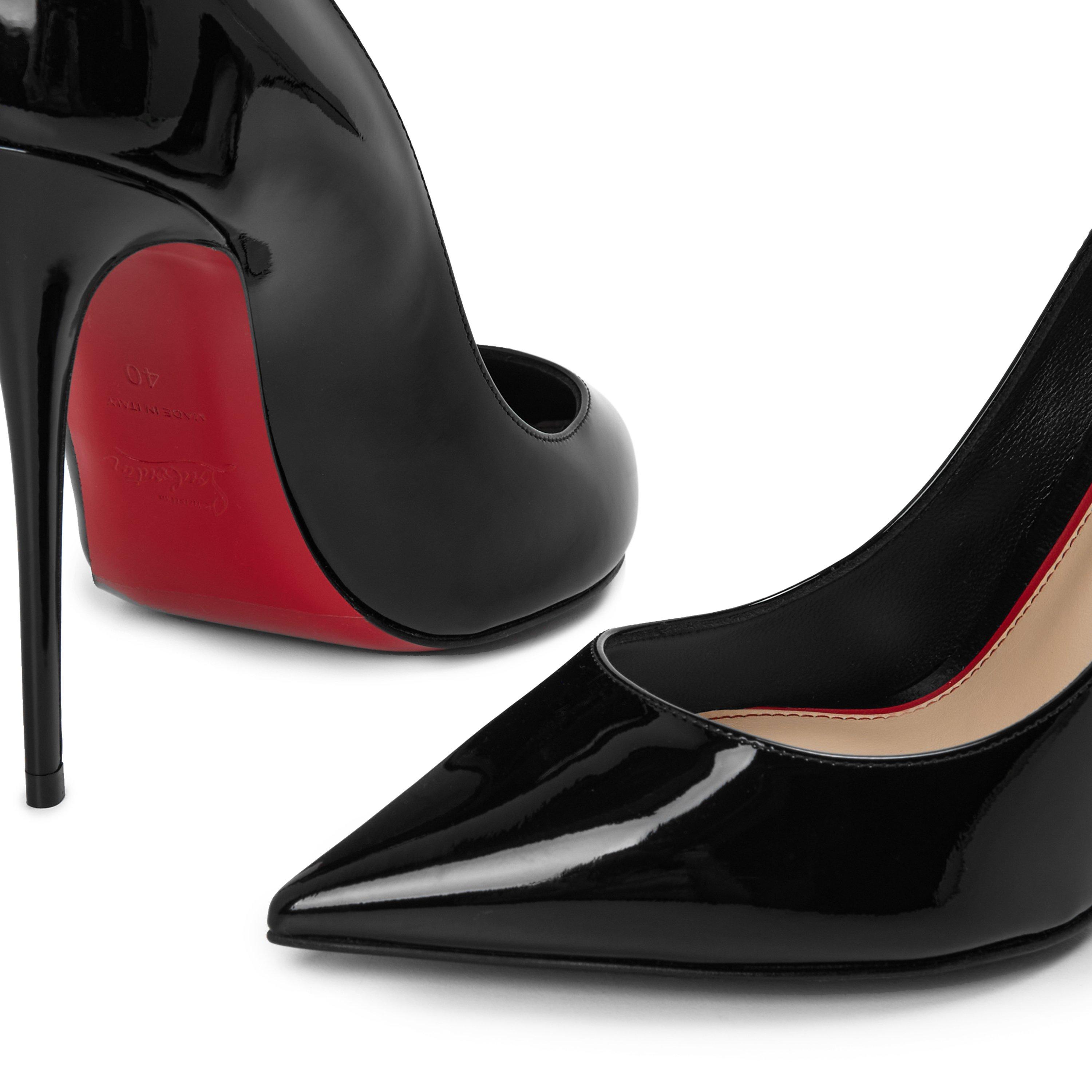 Black - Christian Louboutin - La Pigalle 100 Patent Leather Pumps - 3