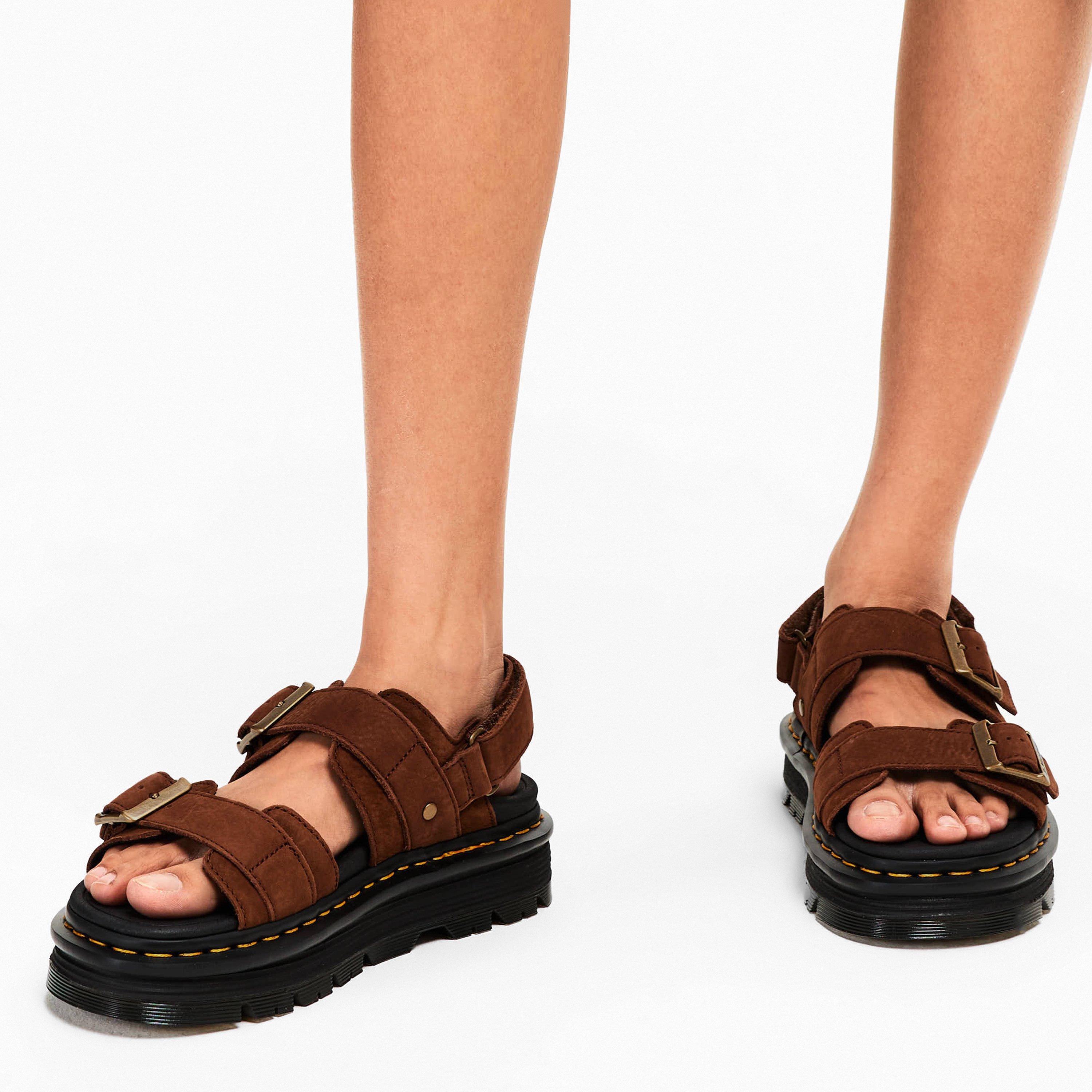Sepia Brown - Dr Martens - ZebZag Sandals - 3