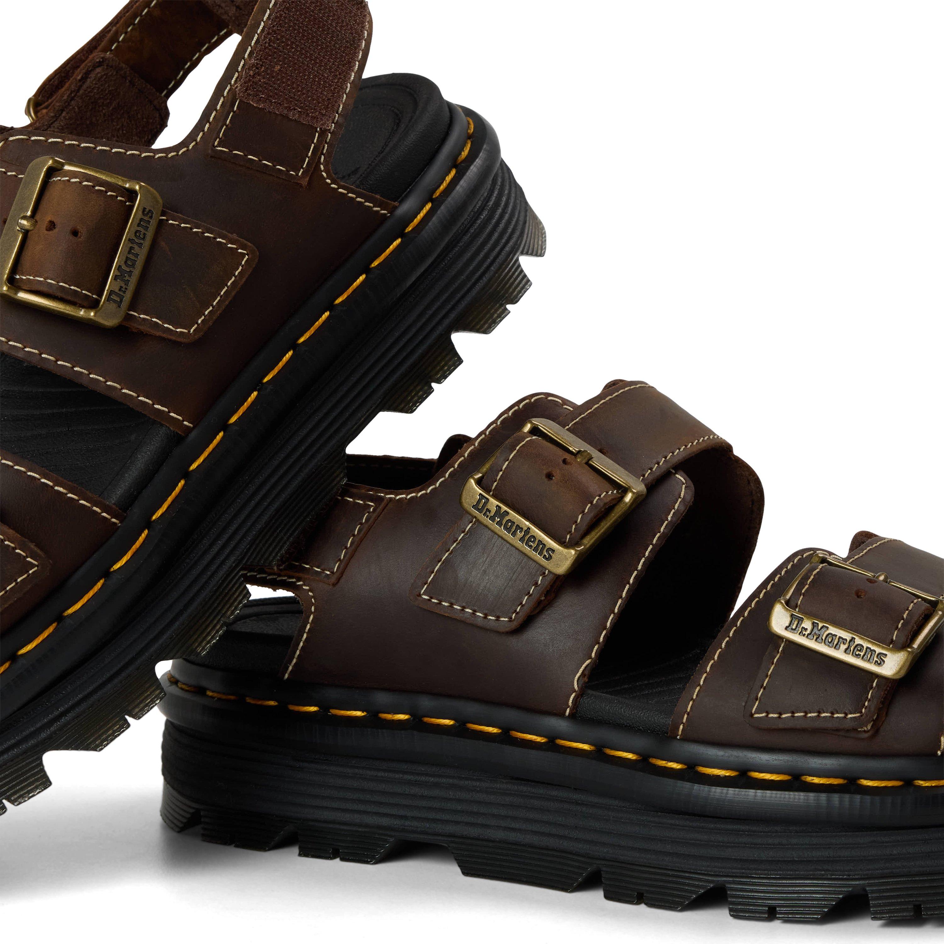 Brwn CrazyHorse - Dr Martens - ZebZag Sandals - 4