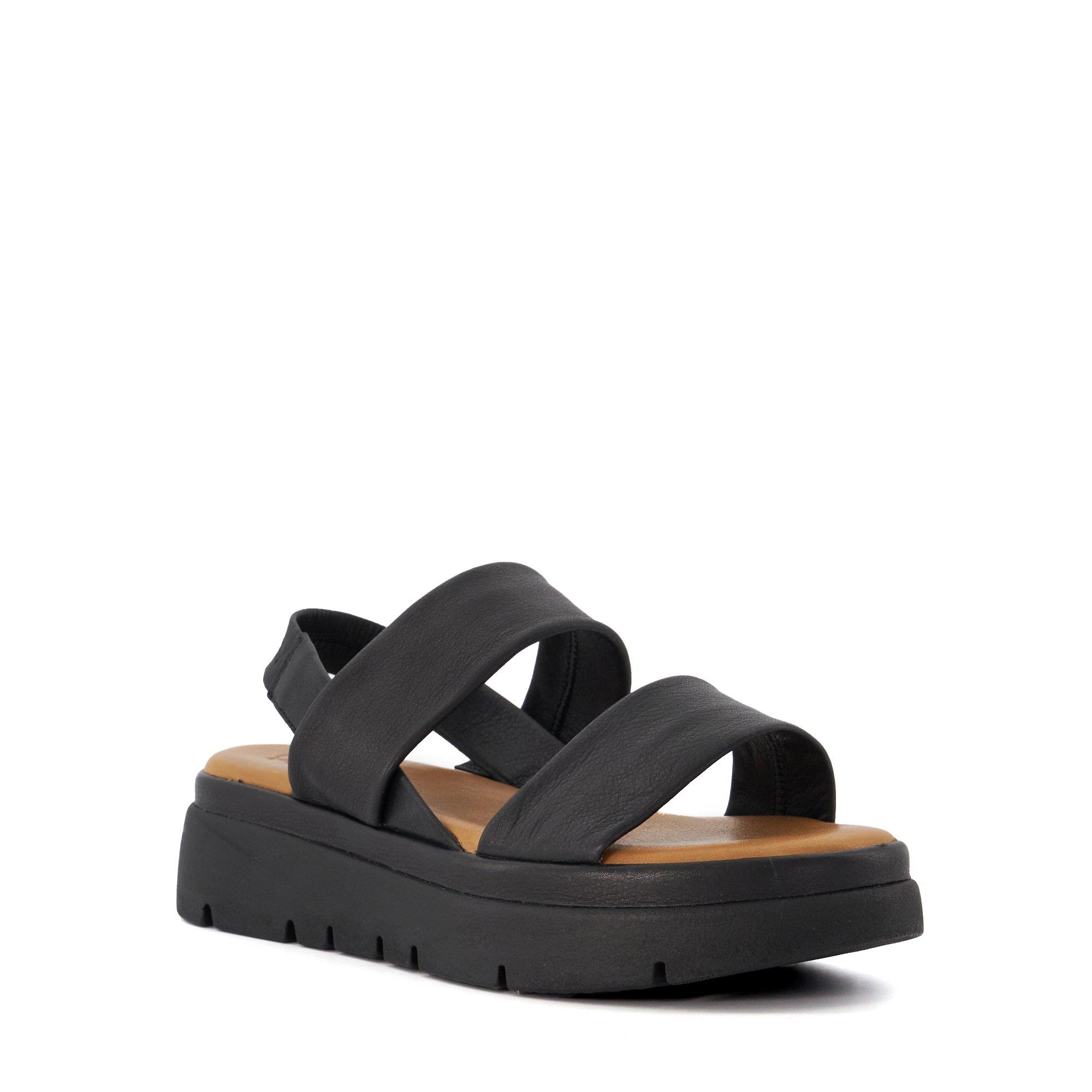 Crna - Dune London - Dune London Location Padded Flatform Sandals - 2