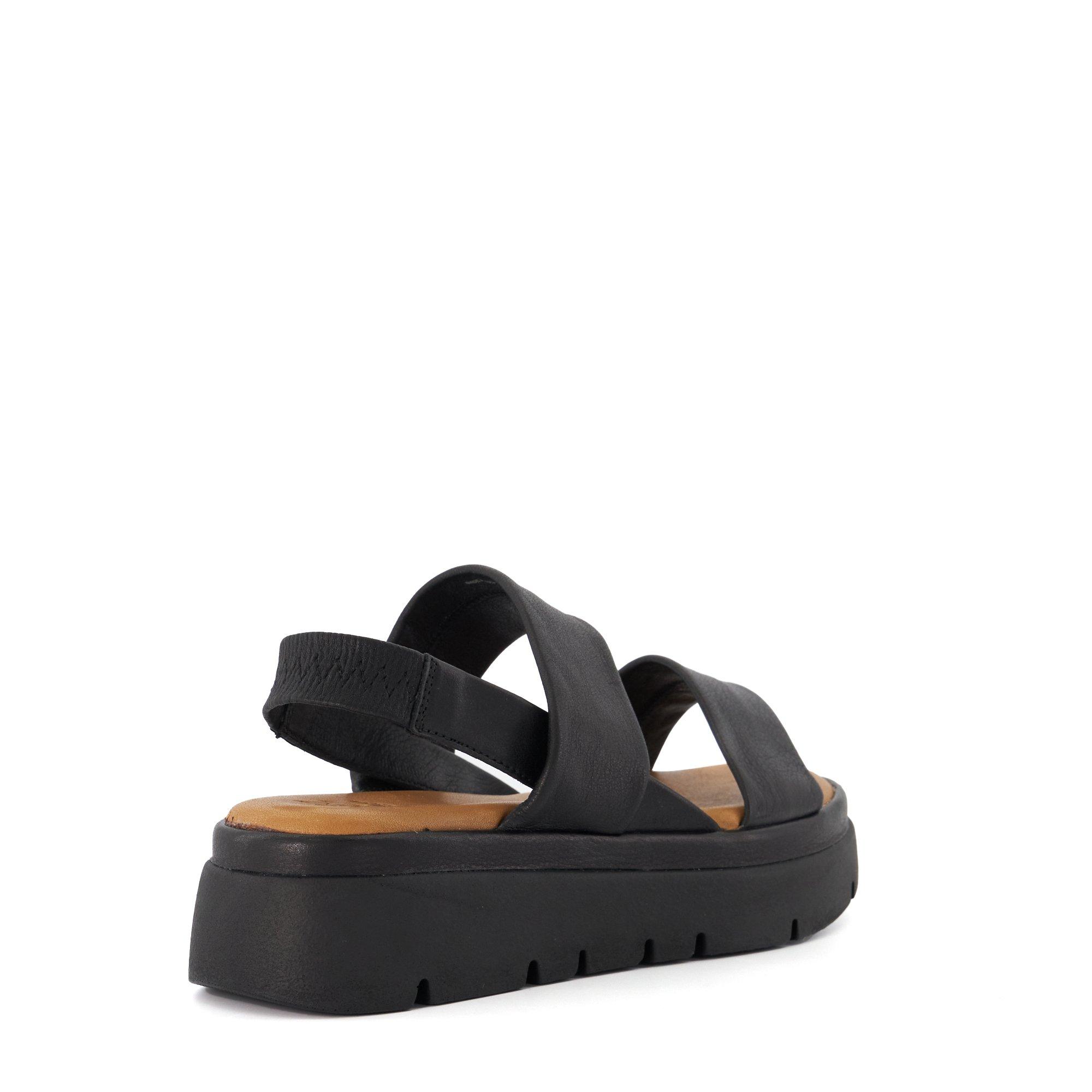 Crna - Dune London - Dune London Location Padded Flatform Sandals - 3