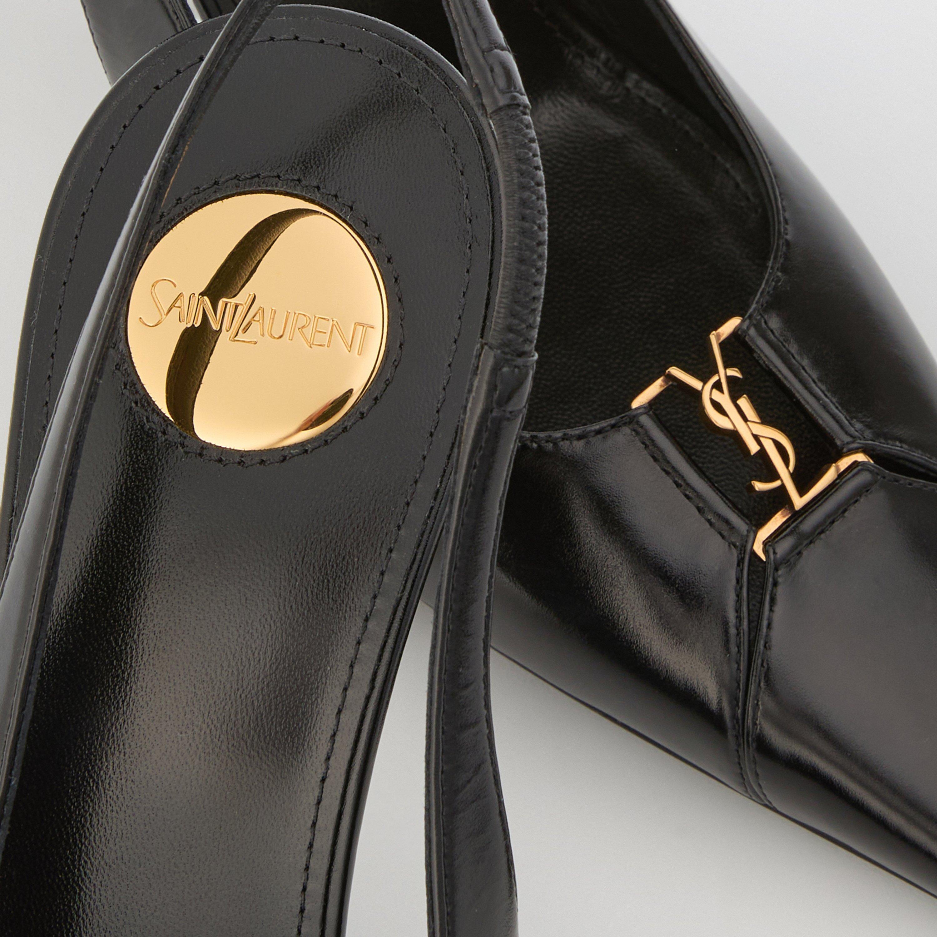 Nero Nero - Saint Laurent - Women's Babylone 80 Stiletto Court Shoes - 4