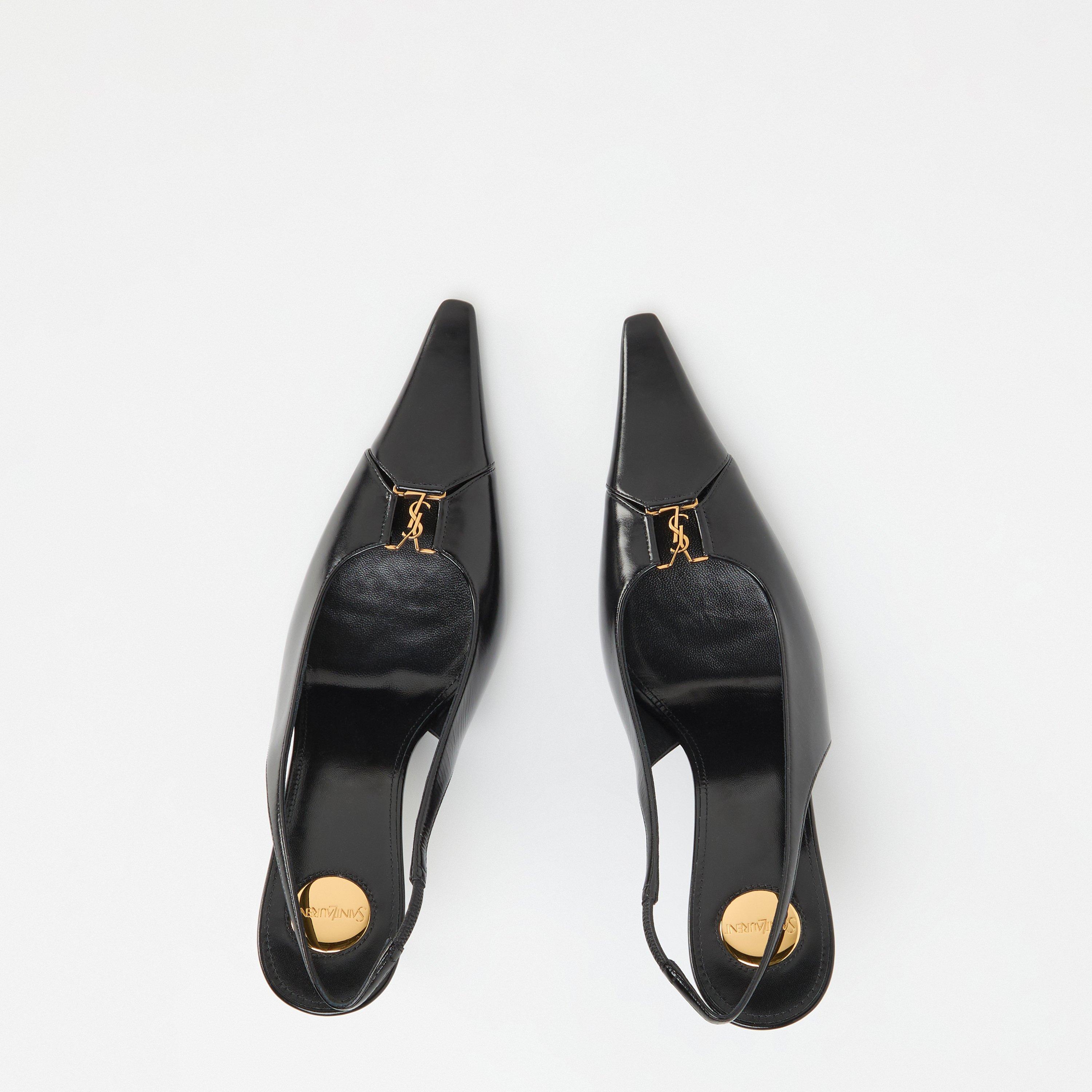 Nero Nero - Saint Laurent - Women's Babylone 80 Stiletto Court Shoes - 5