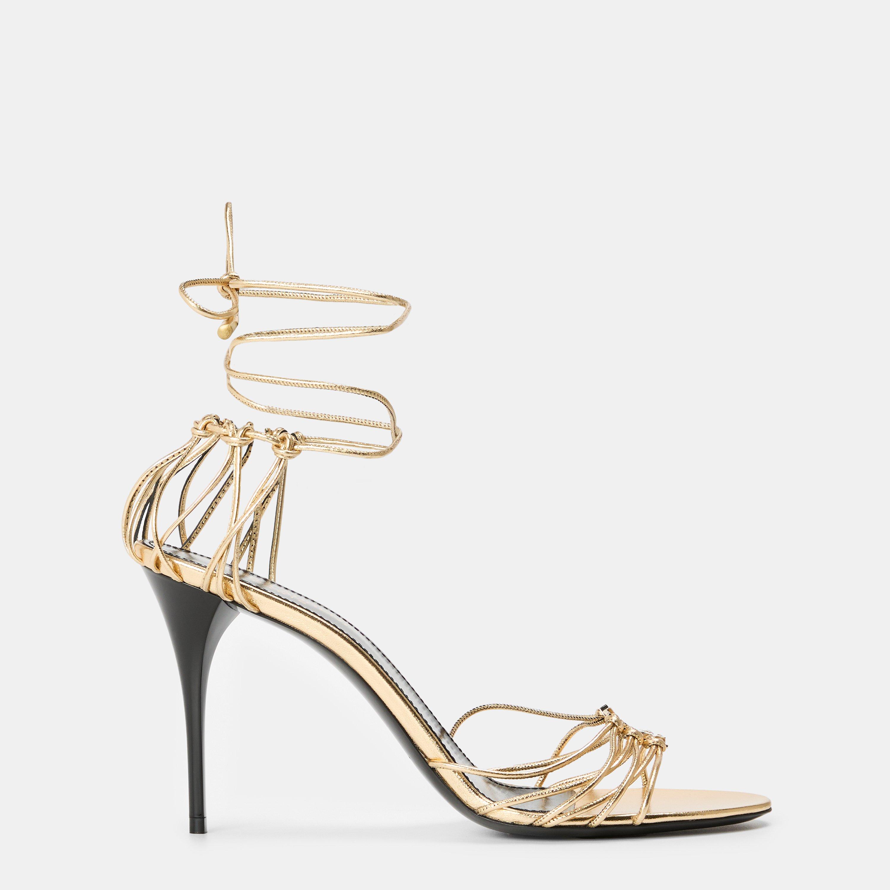 Saint Laurent Women's Babylone 90 Heeled Sandals