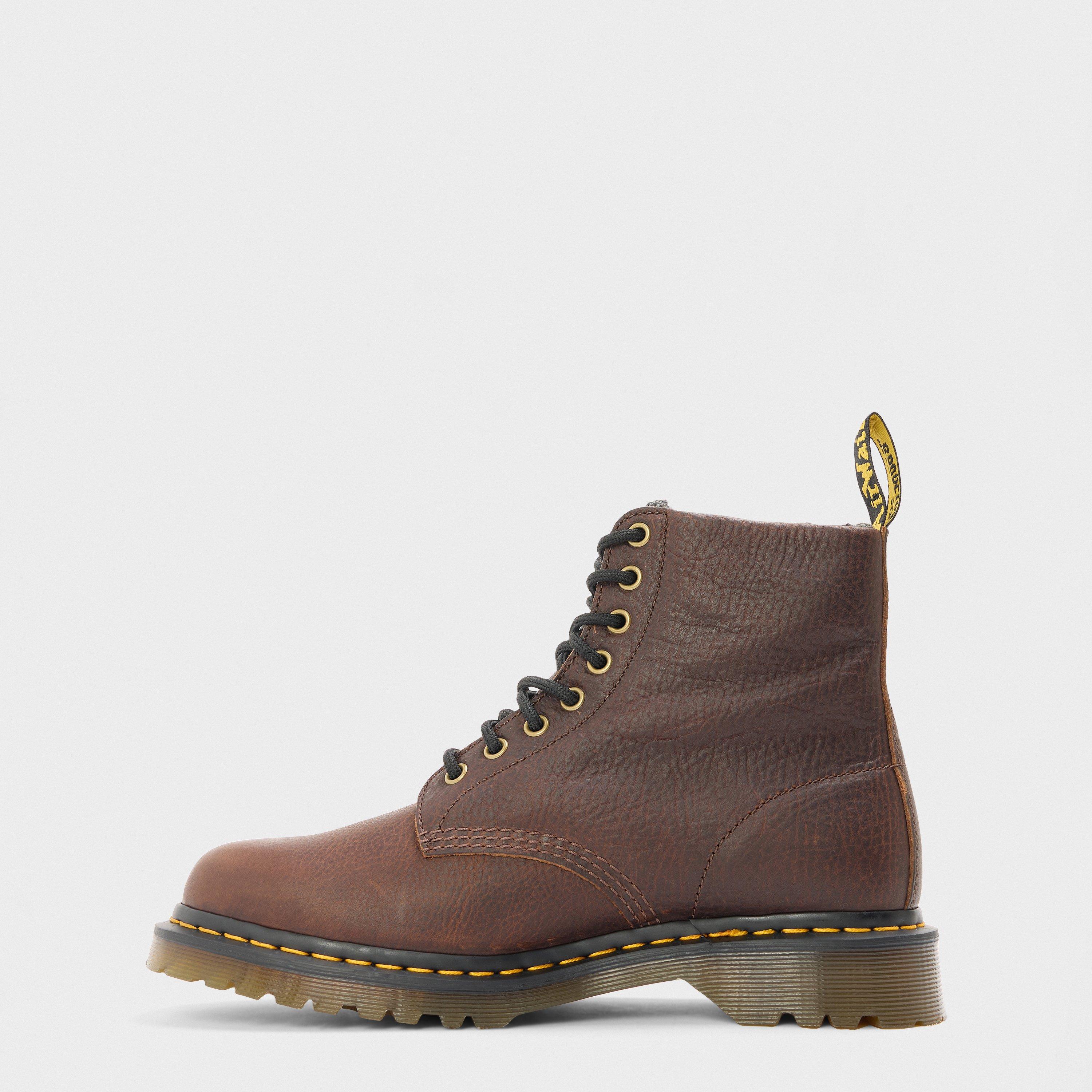 Dark Brown - Dr Martens - Women's Grizzly Hiker Boots - 2