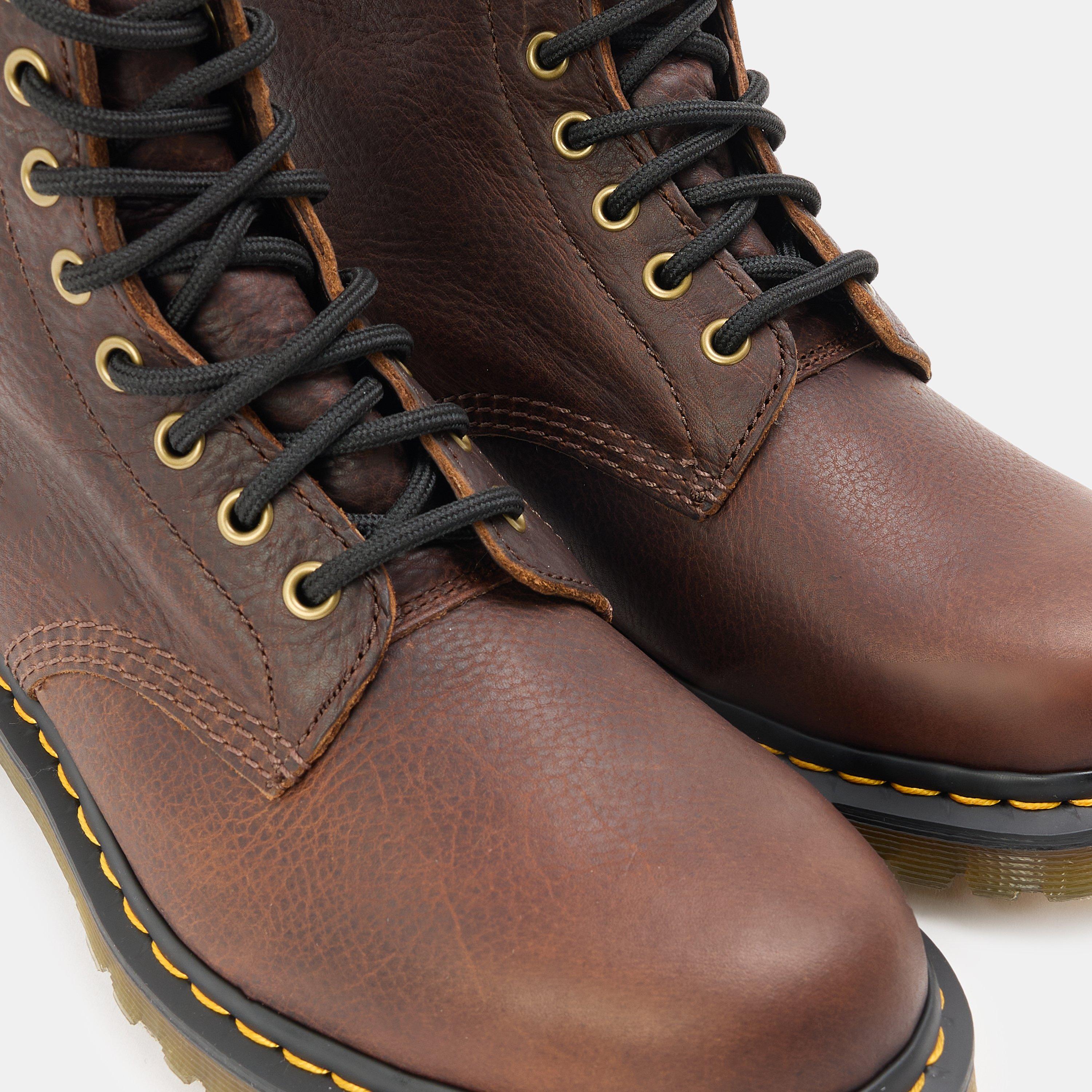 Dark Brown - Dr Martens - Women's Grizzly Hiker Boots - 4