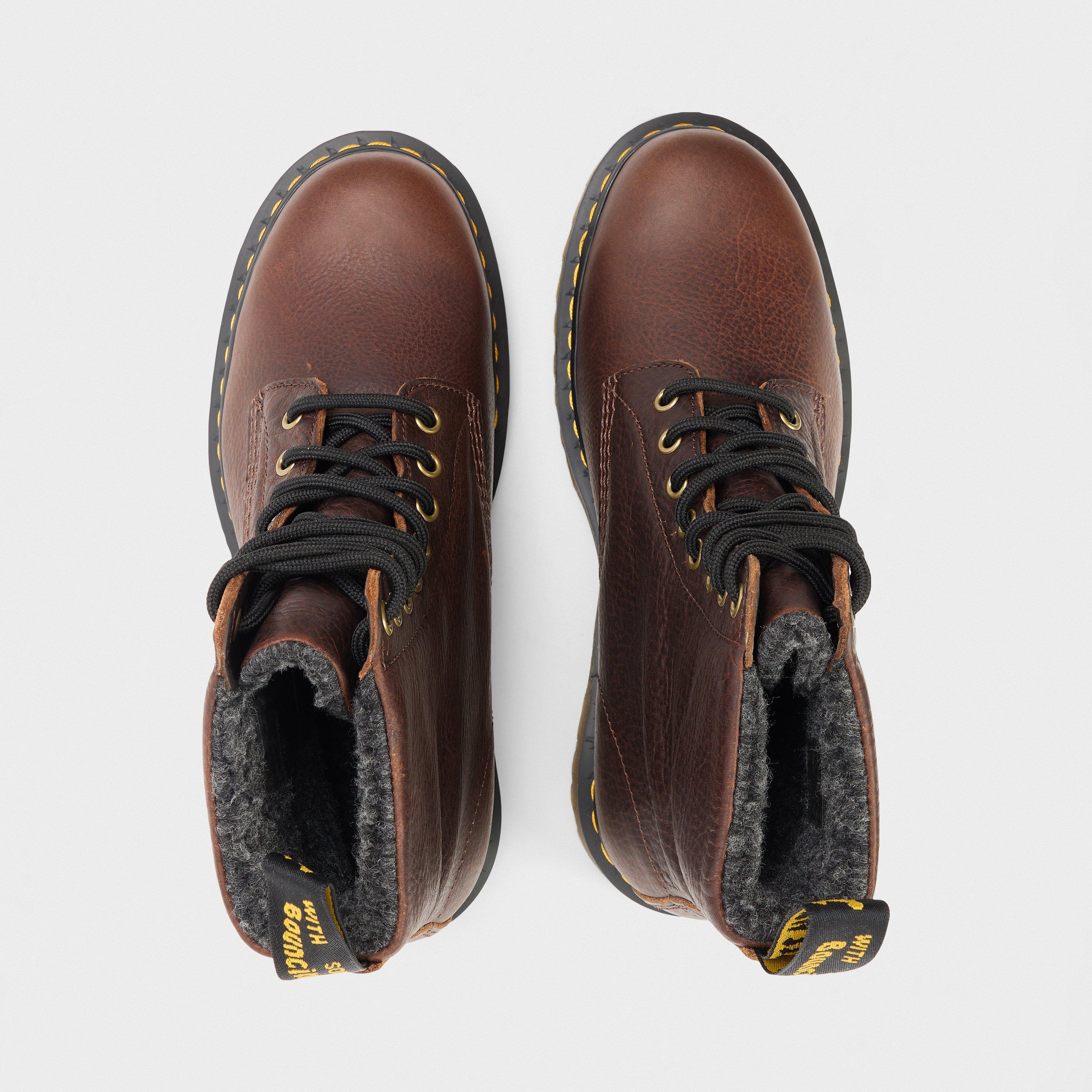 Dark Brown - Dr Martens - Women's Grizzly Hiker Boots - 5