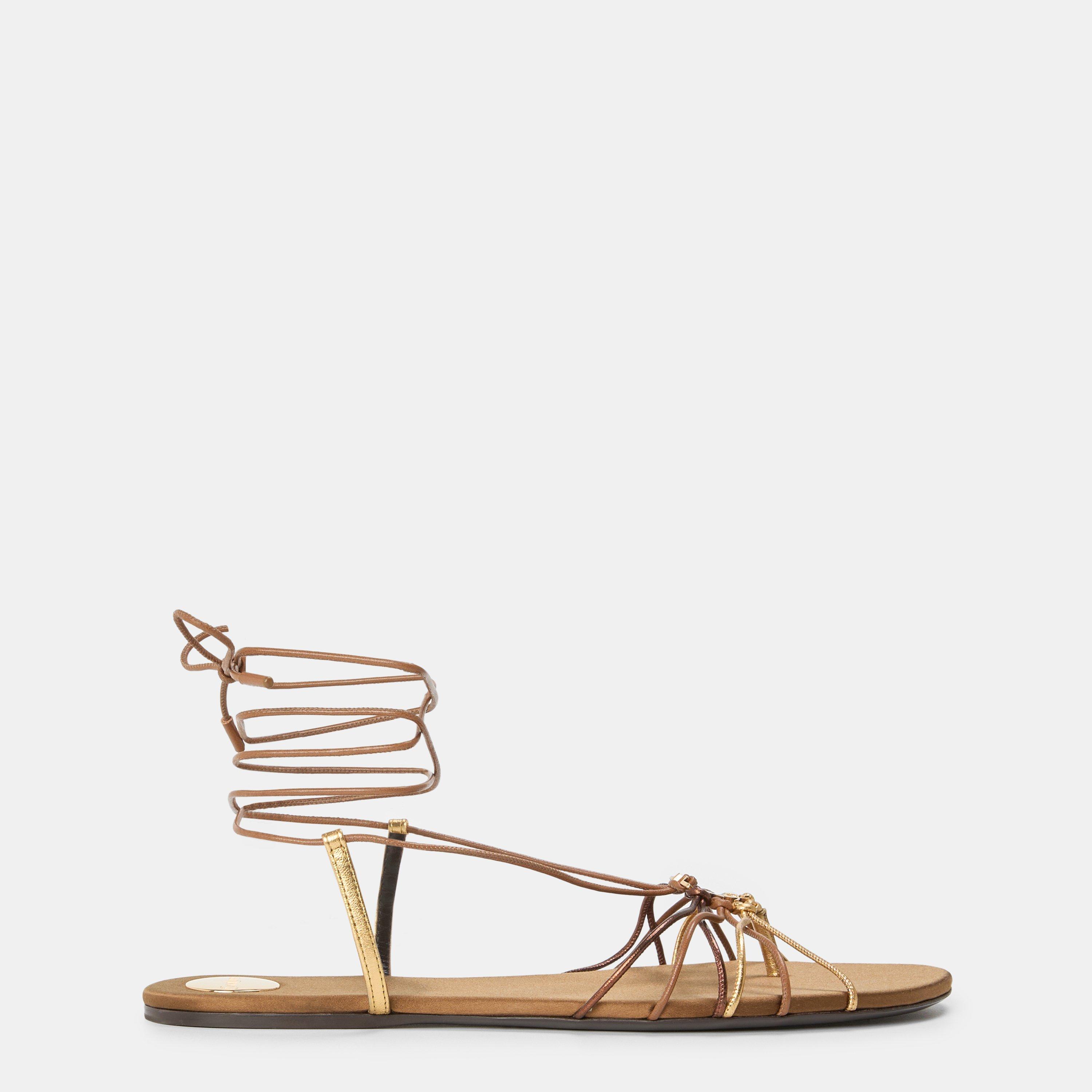 Saint Laurent Women's Bridget Flat Sandals