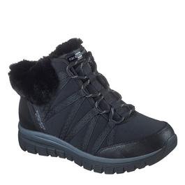 Skechers Graceful  Faux Fur Hiker Boots Womens