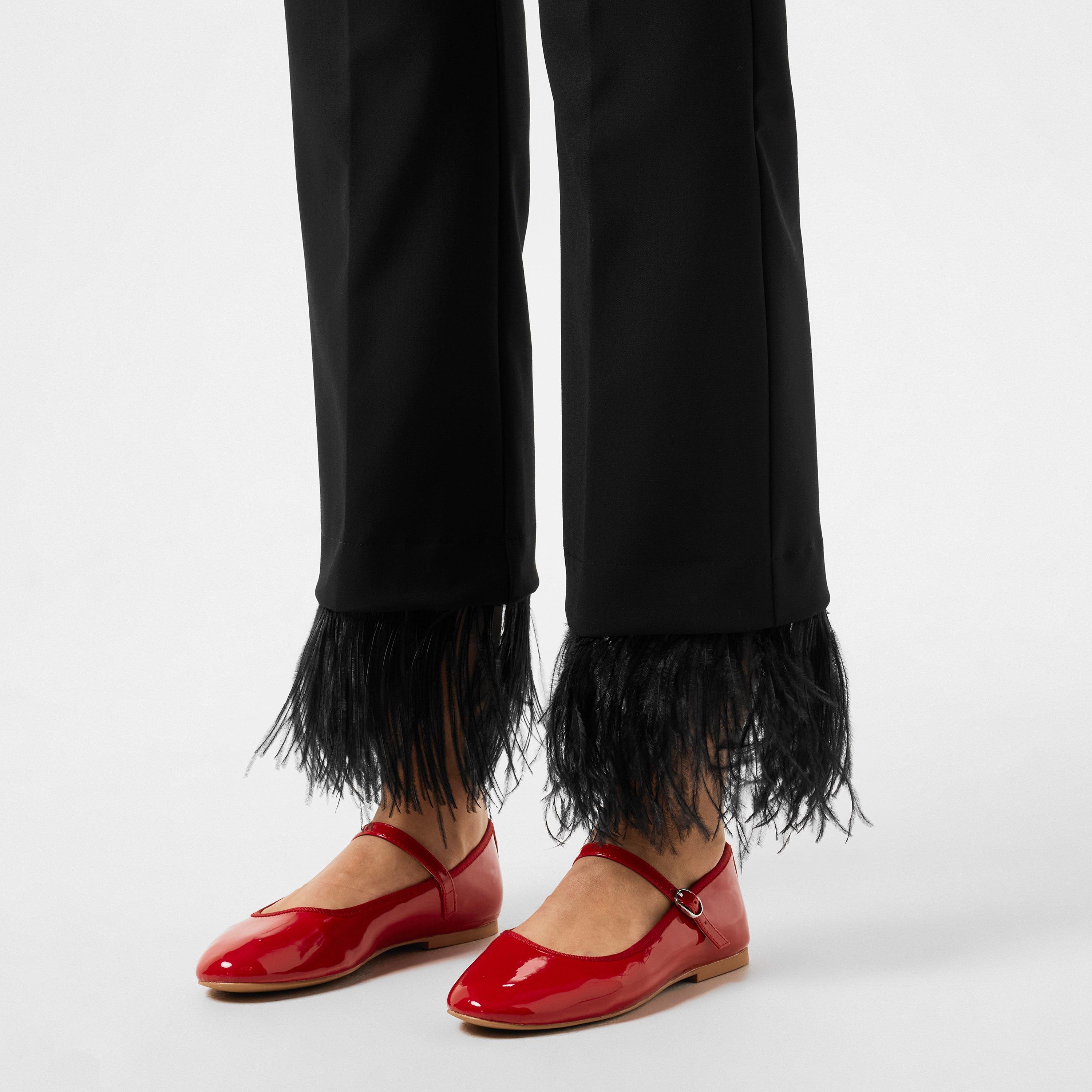 Red Patent - Steve Madden - Women's Vinetta Ballet Pumps - 2