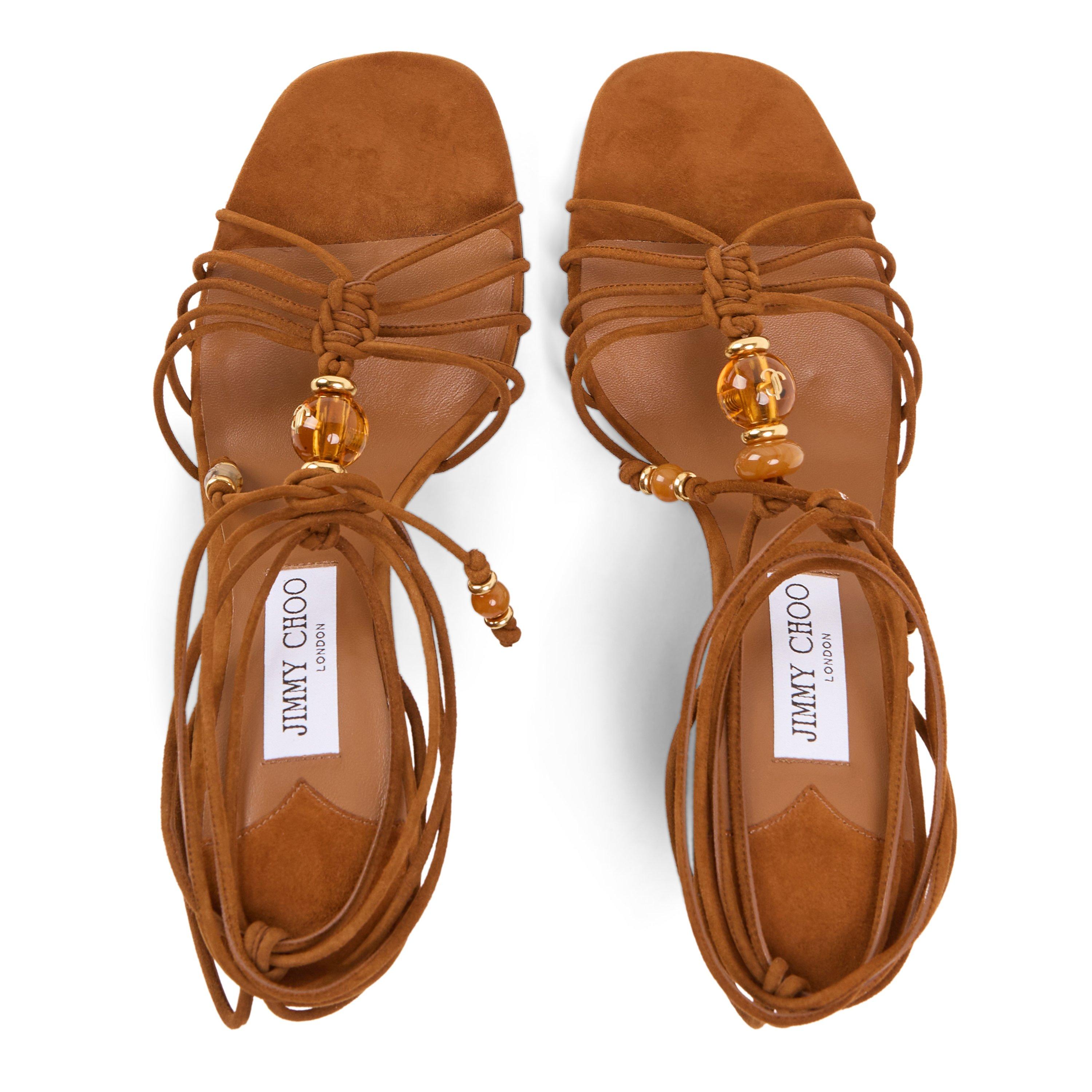 Tan Mix - Jimmy Choo - Jimmy Lova Wedge Ld71 - 4