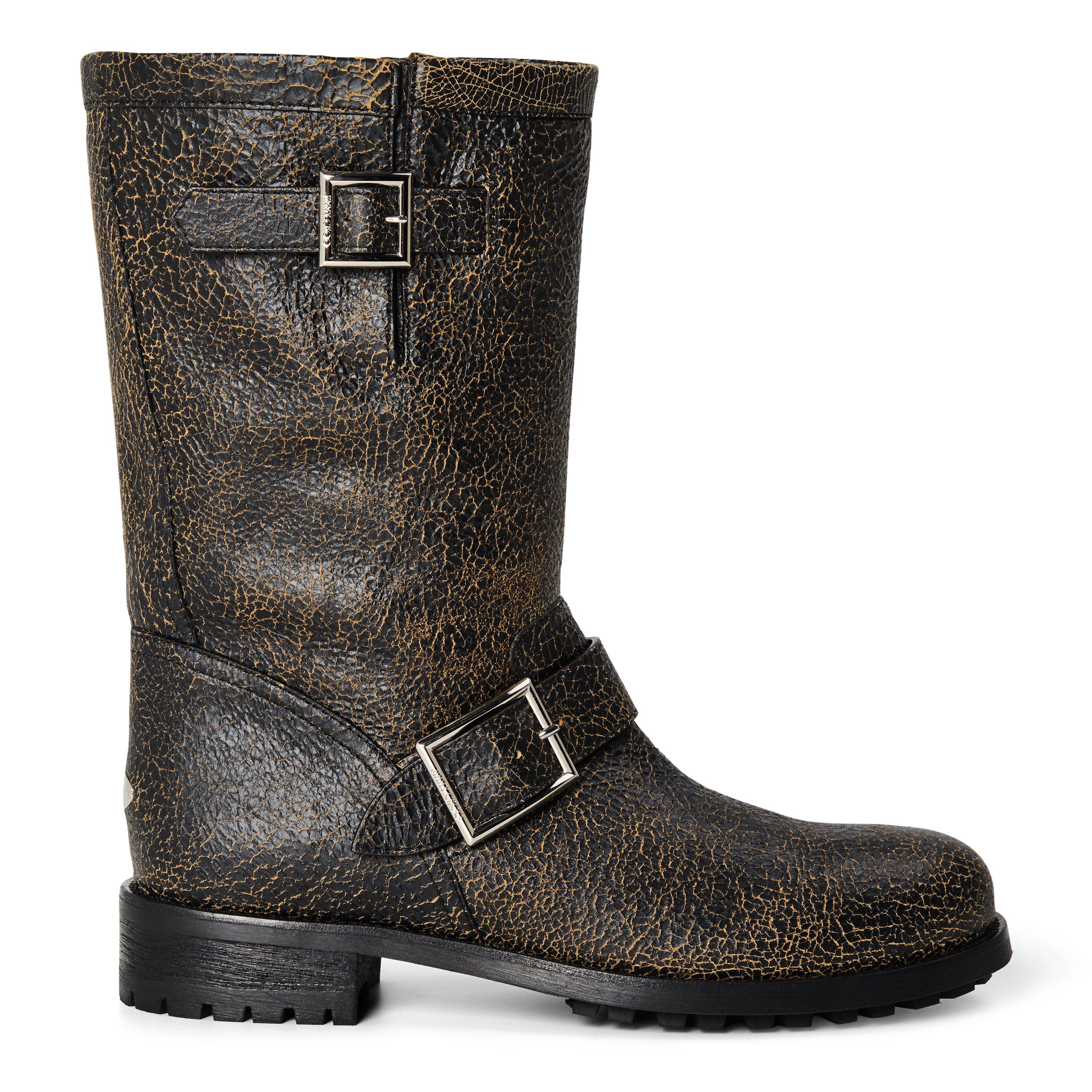 Black Toffee - Jimmy Choo - Jimmy Biker Mid Ld71 - 1