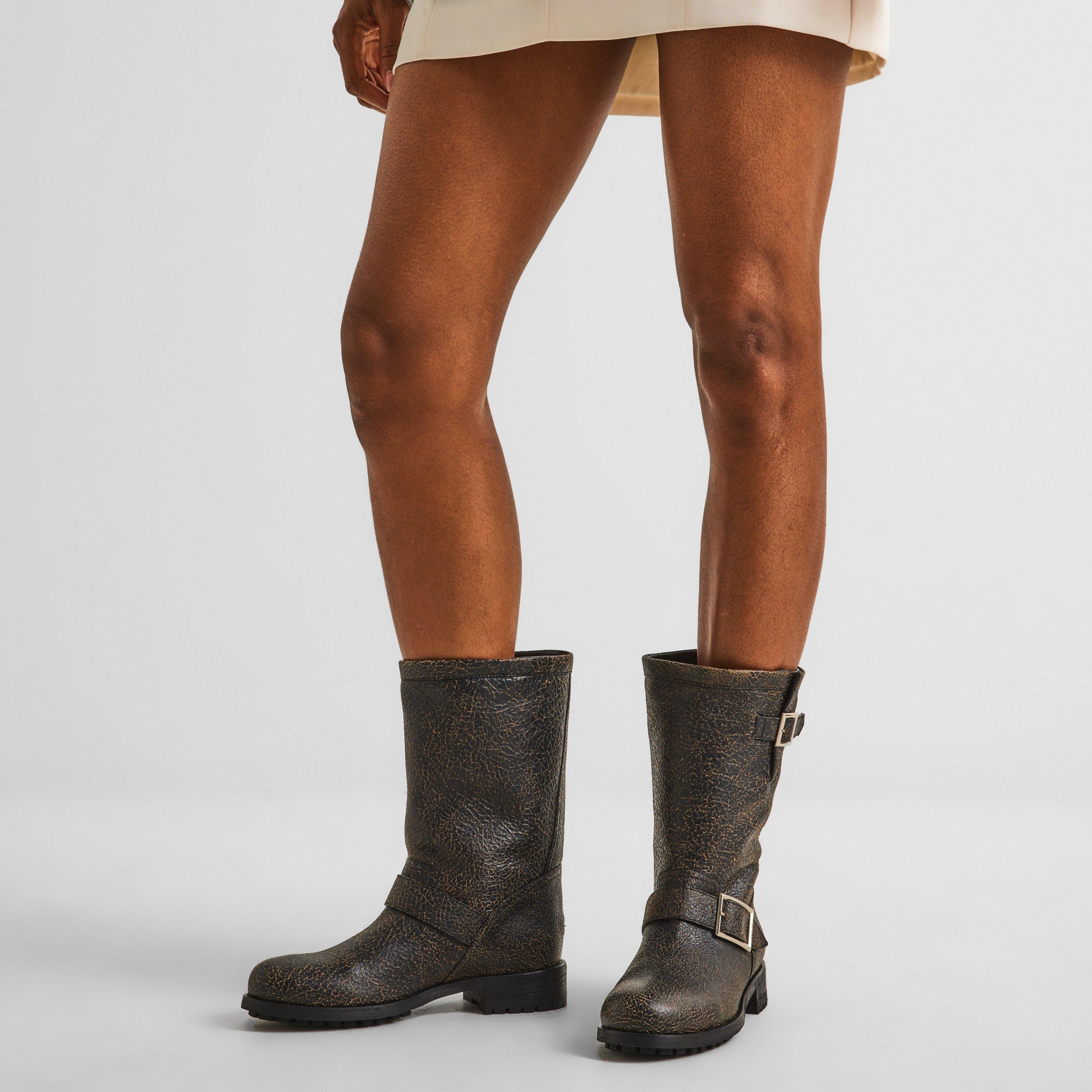 Black Toffee - Jimmy Choo - Jimmy Biker Mid Ld71 - 3