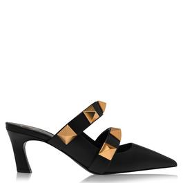 Valentino Garavani Roman Stud Heeled Mules