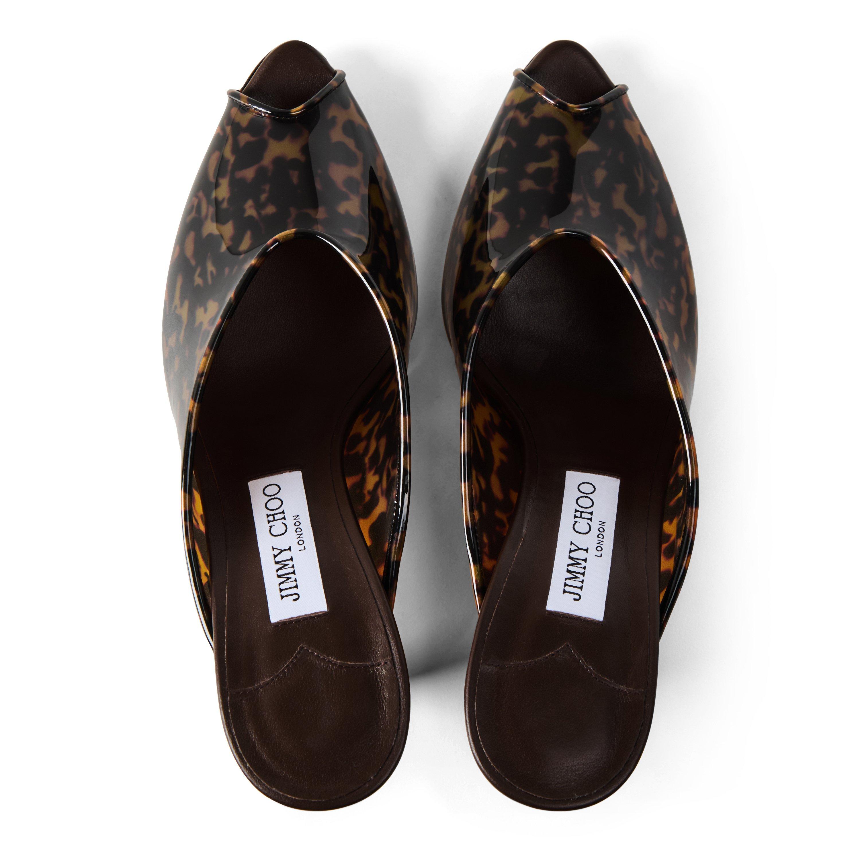 Tortoiseshell - Jimmy Choo - Jimmy Glace Mule 80 Ld71 - 4