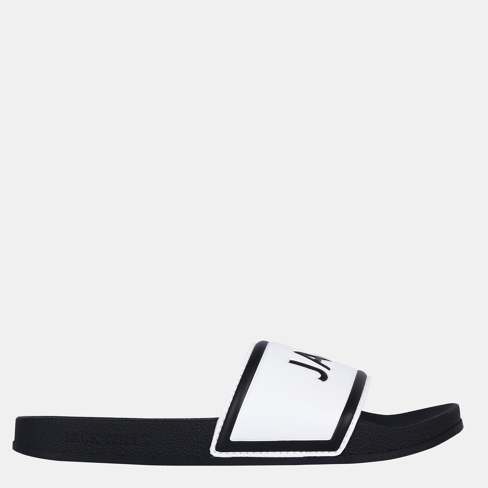 White/Black - Jack Wills - Jack Logo Sliders - 1