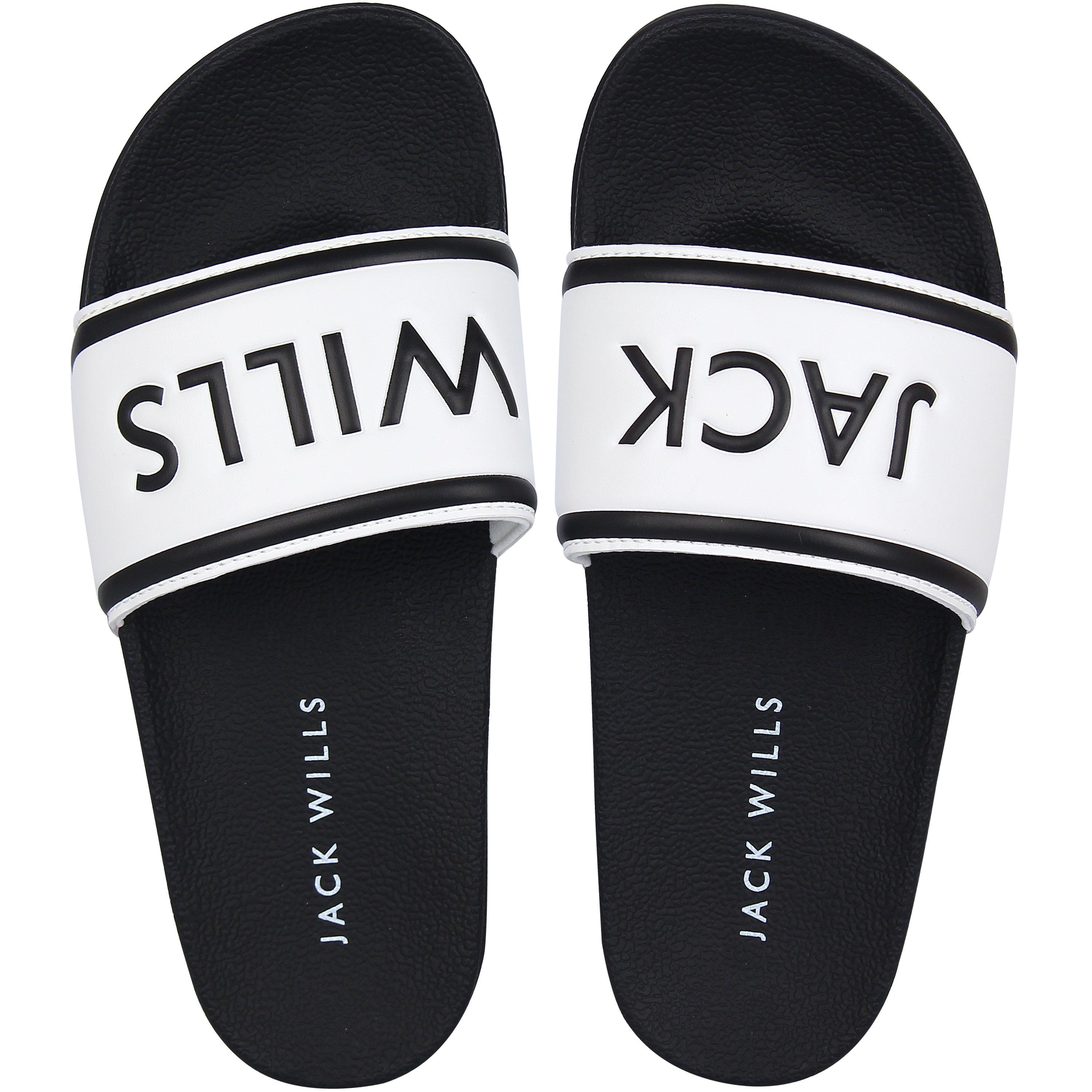 White/Black - Jack Wills - Logo Sliders - 6