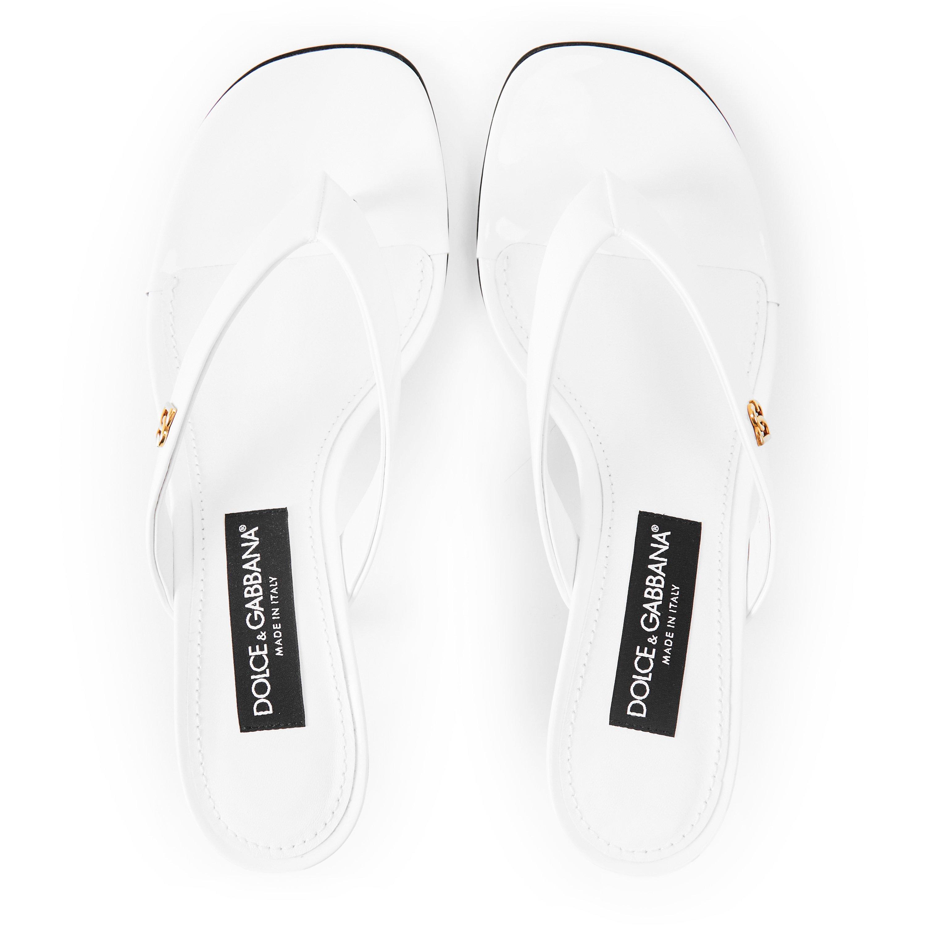 Bianco Ottico - Dolce and Gabbana - DG Thong Heeled Mule Ld64 - 5