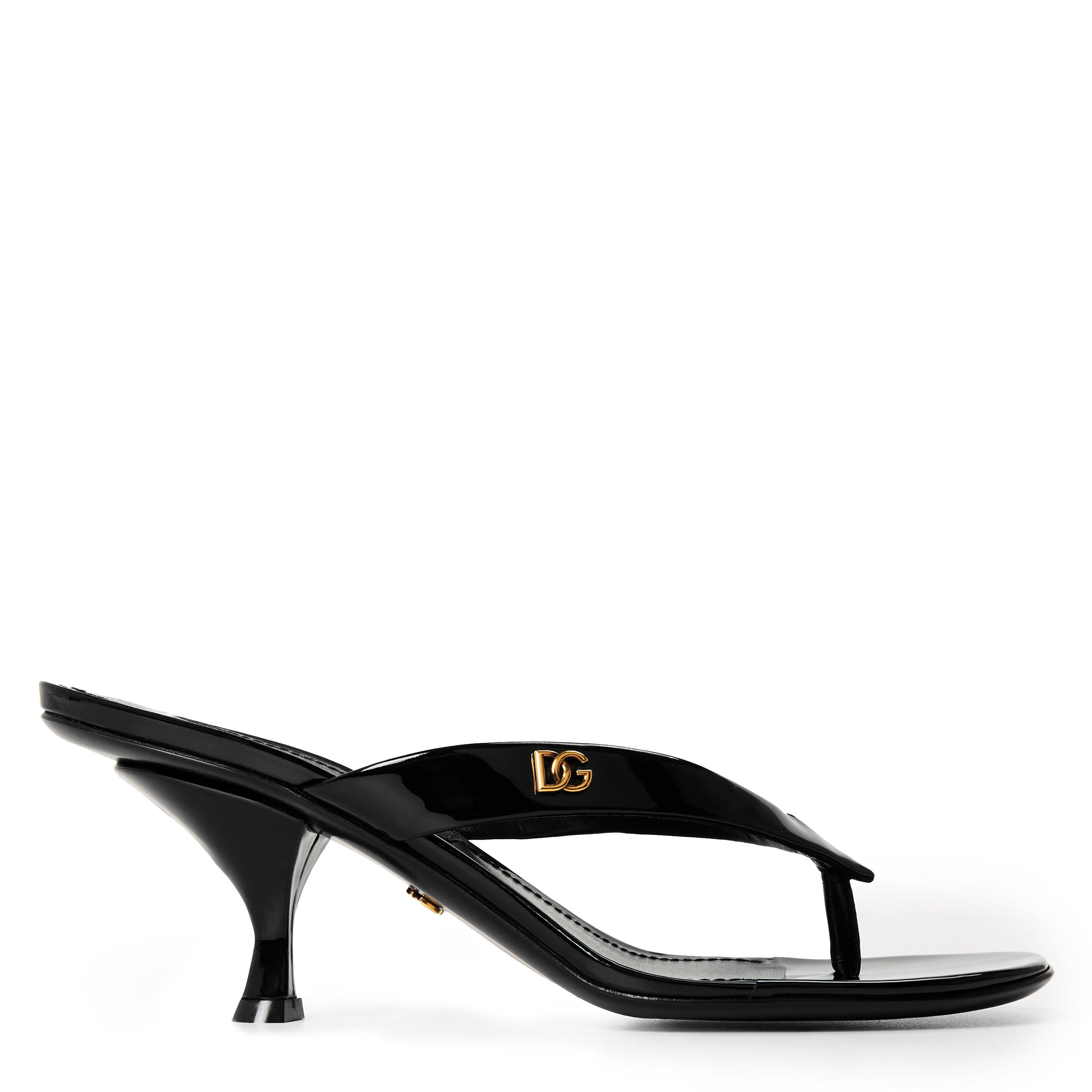 Nero - Dolce and Gabbana - DG Thong Heeled Mule Ld64 - 1