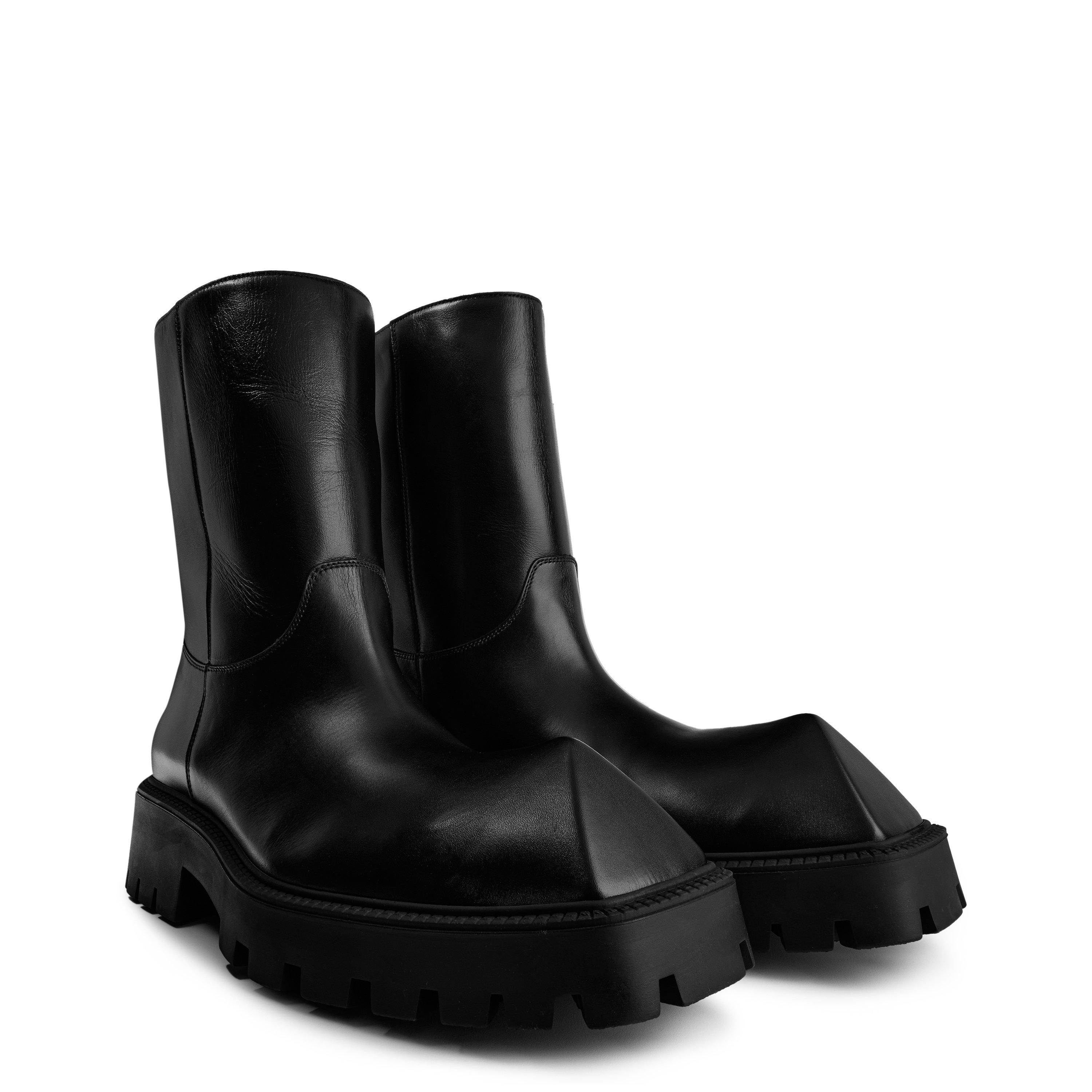 最終値下げ　Balenciaga rhino boots 43 Balenciaga - Rhino Leather Boots - Black Balenciaga
