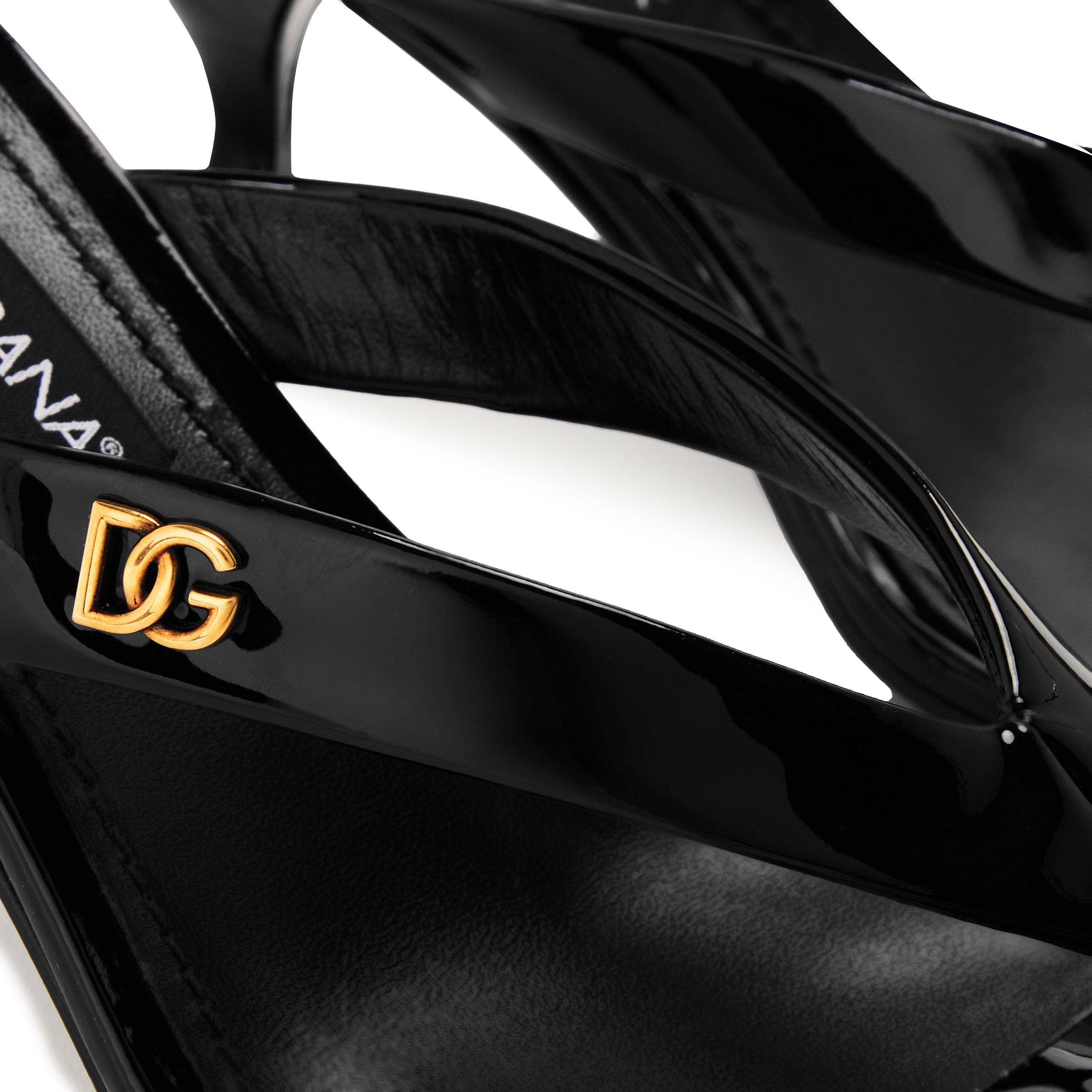 Nero - Dolce and Gabbana - DG Thong Heeled Mule Ld64 - 3