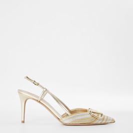 Valentino Garavani V Logo Slingbacks