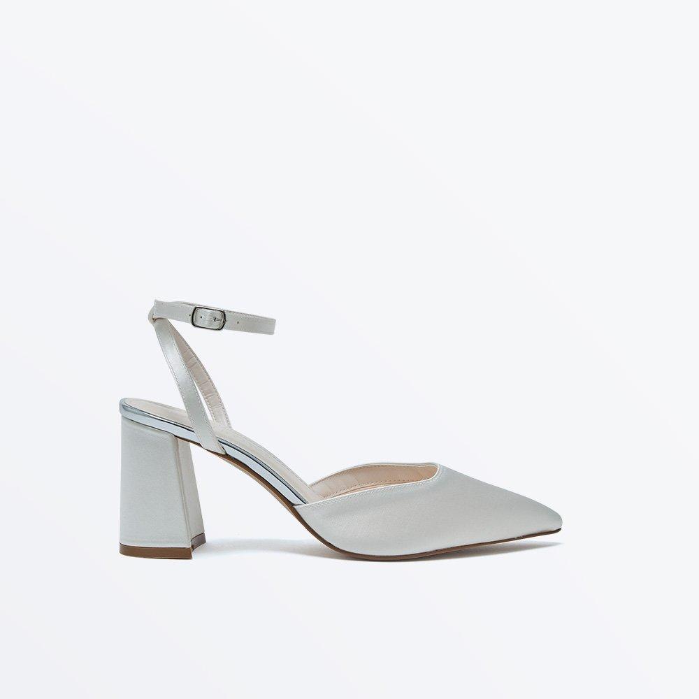 Rainbow Women's Block Court Shoes - Ivory - 7 (40)