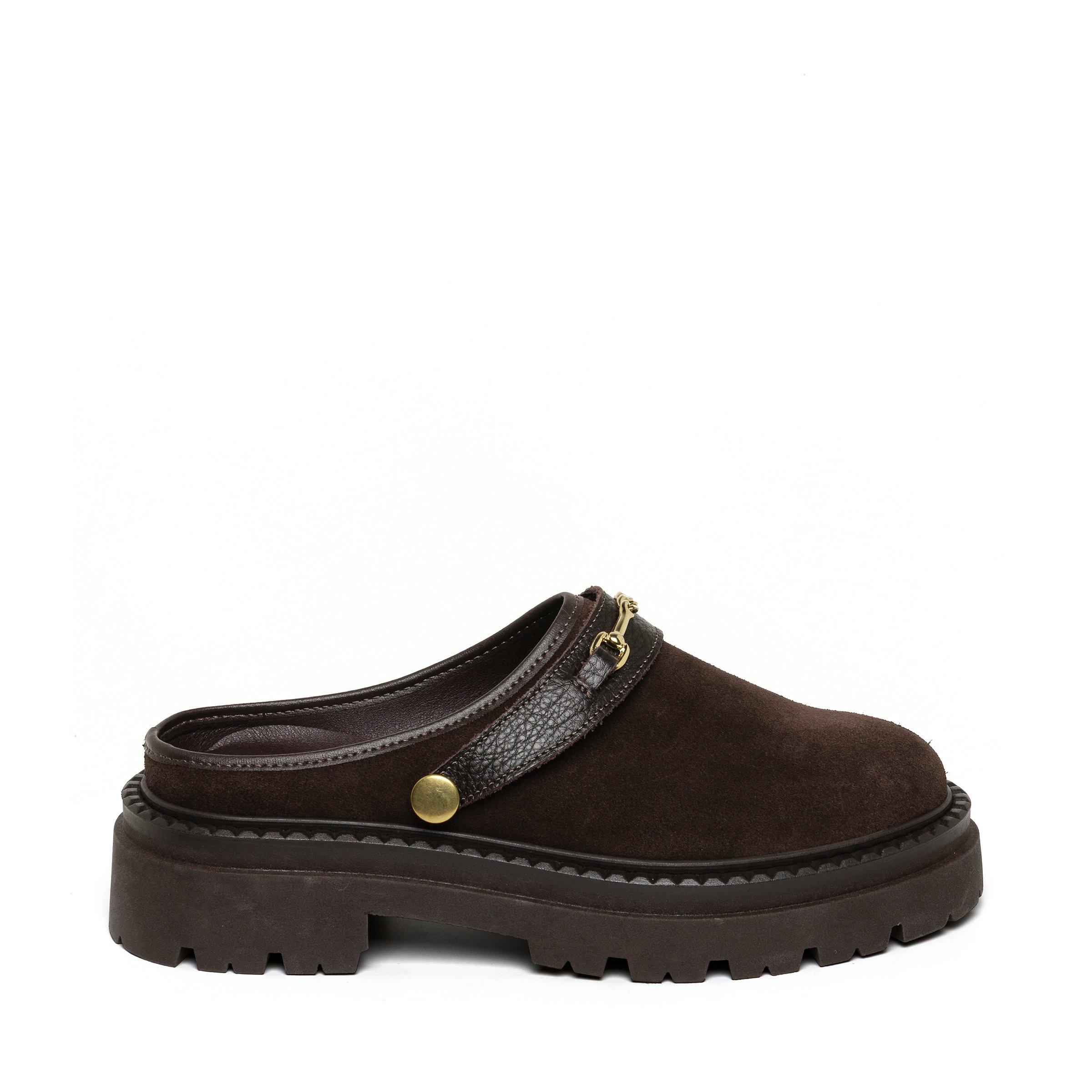 Chocolate Brown - Steve Madden - Women's Karina Clog - 1