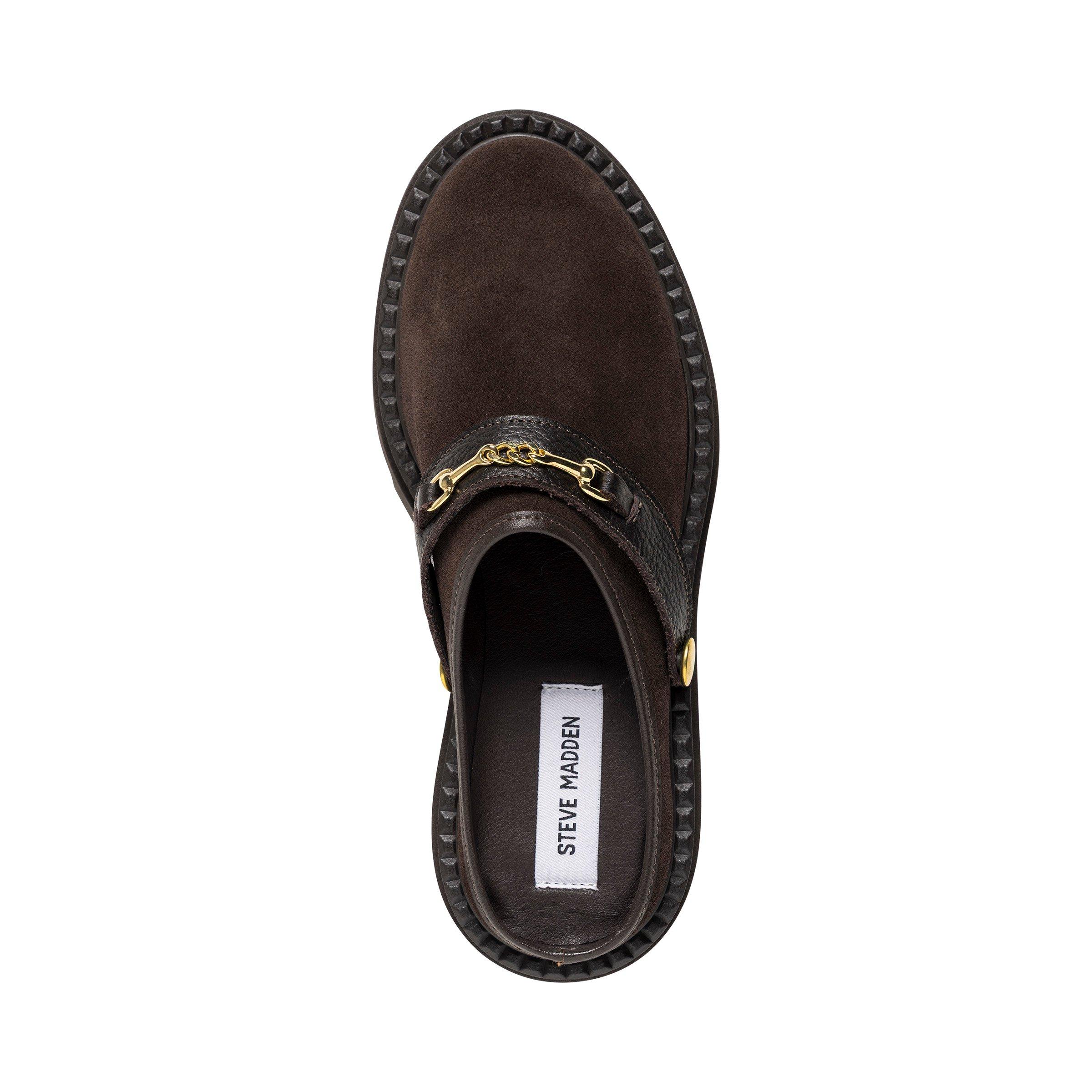 Chocolate Brown - Steve Madden - Women's Karina Clog - 5