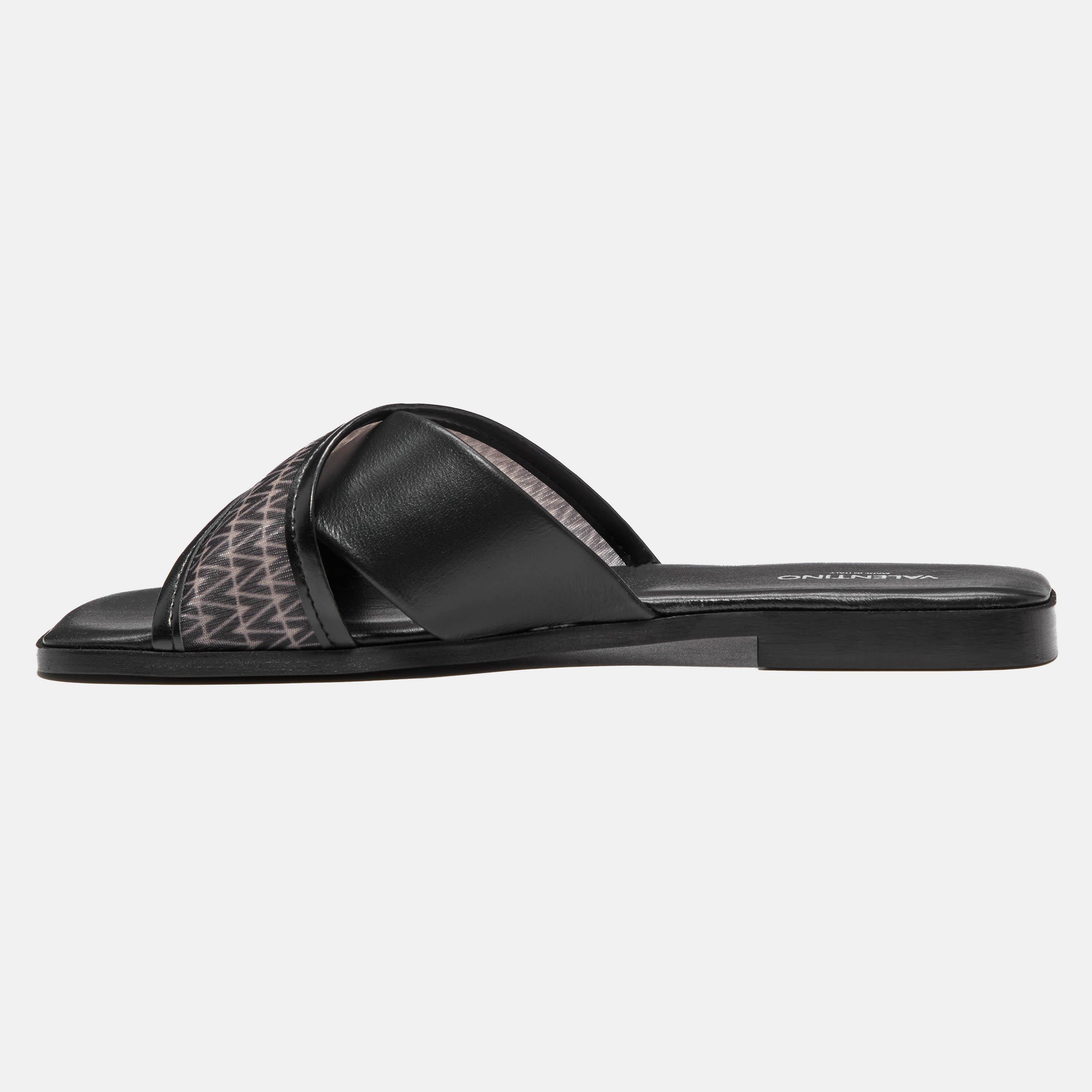 Black - Valentino - Women's Flat Mules - 7