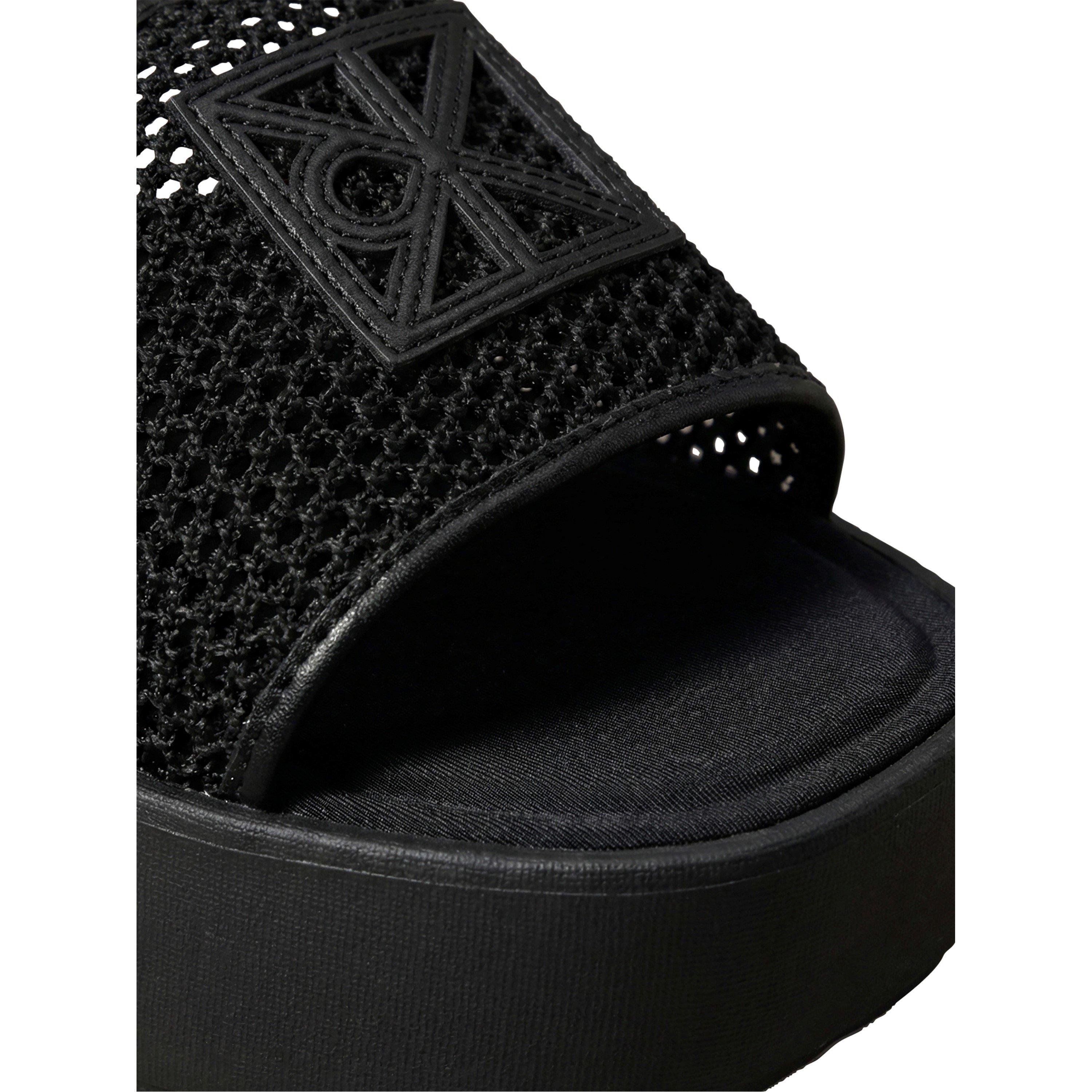 Triple Black - Calvin Klein - Women's Flatform Sandals - 4