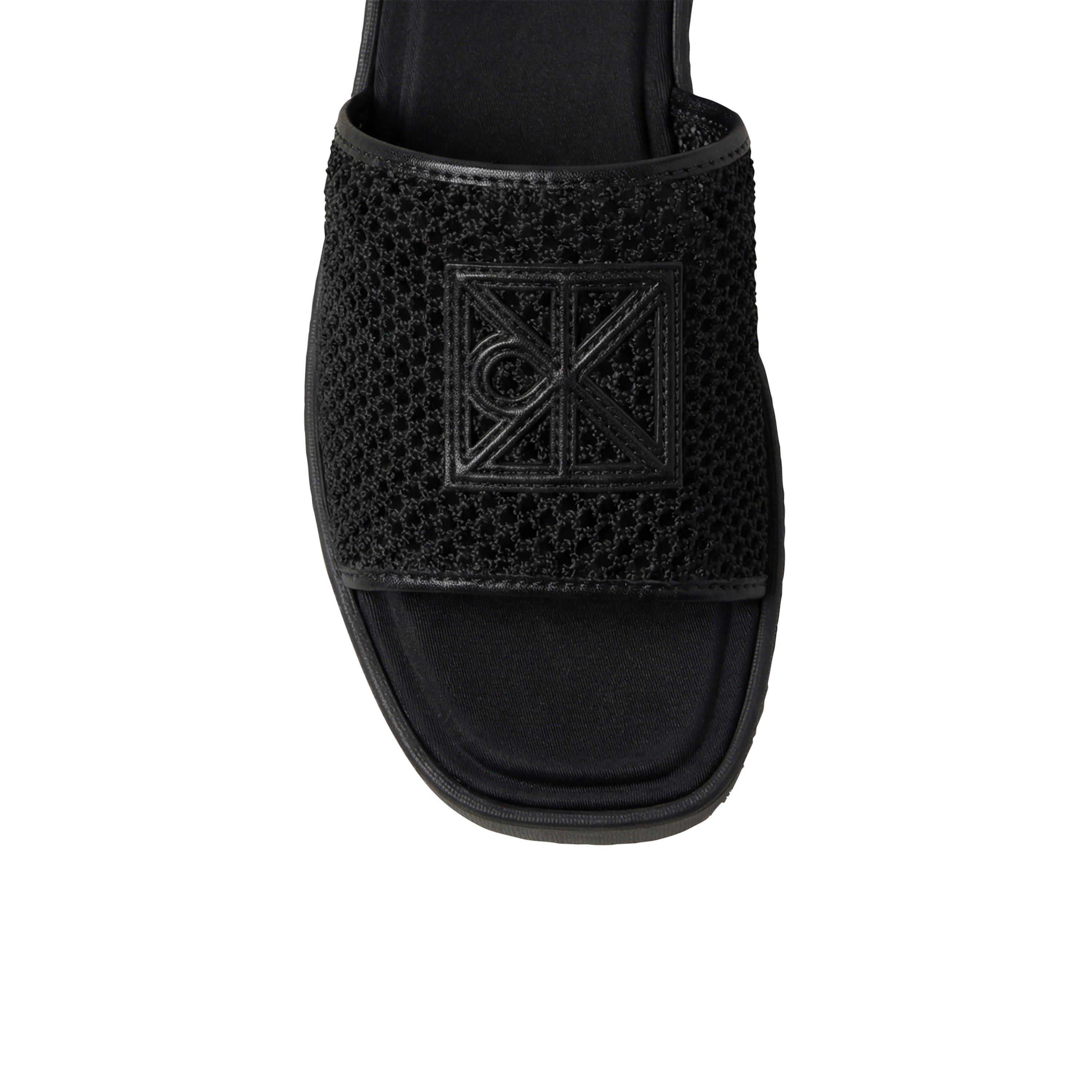 Triple Black - Calvin Klein - Women's Flatform Sandals - 5