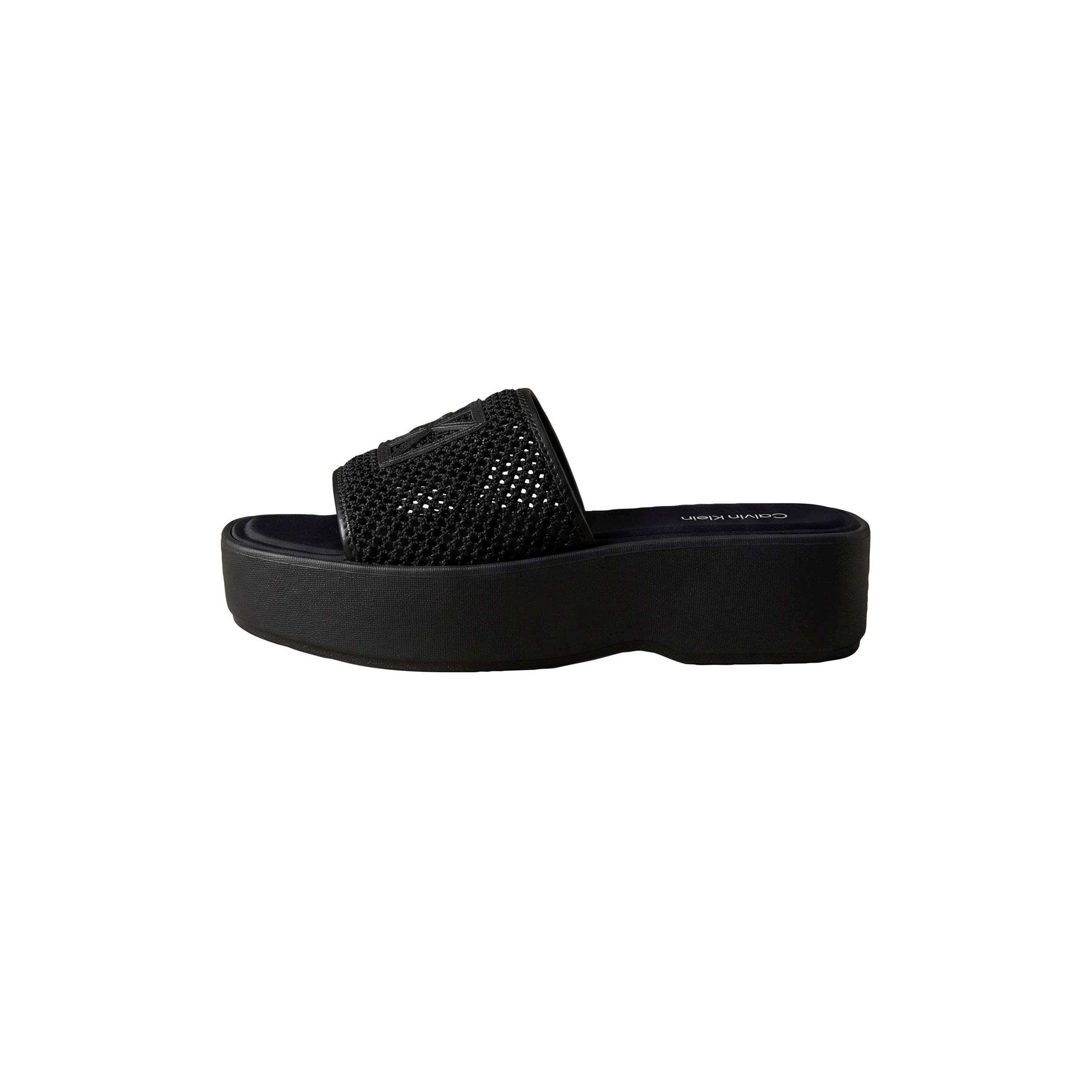 Triple Black - Calvin Klein - Women's Flatform Sandals - 6