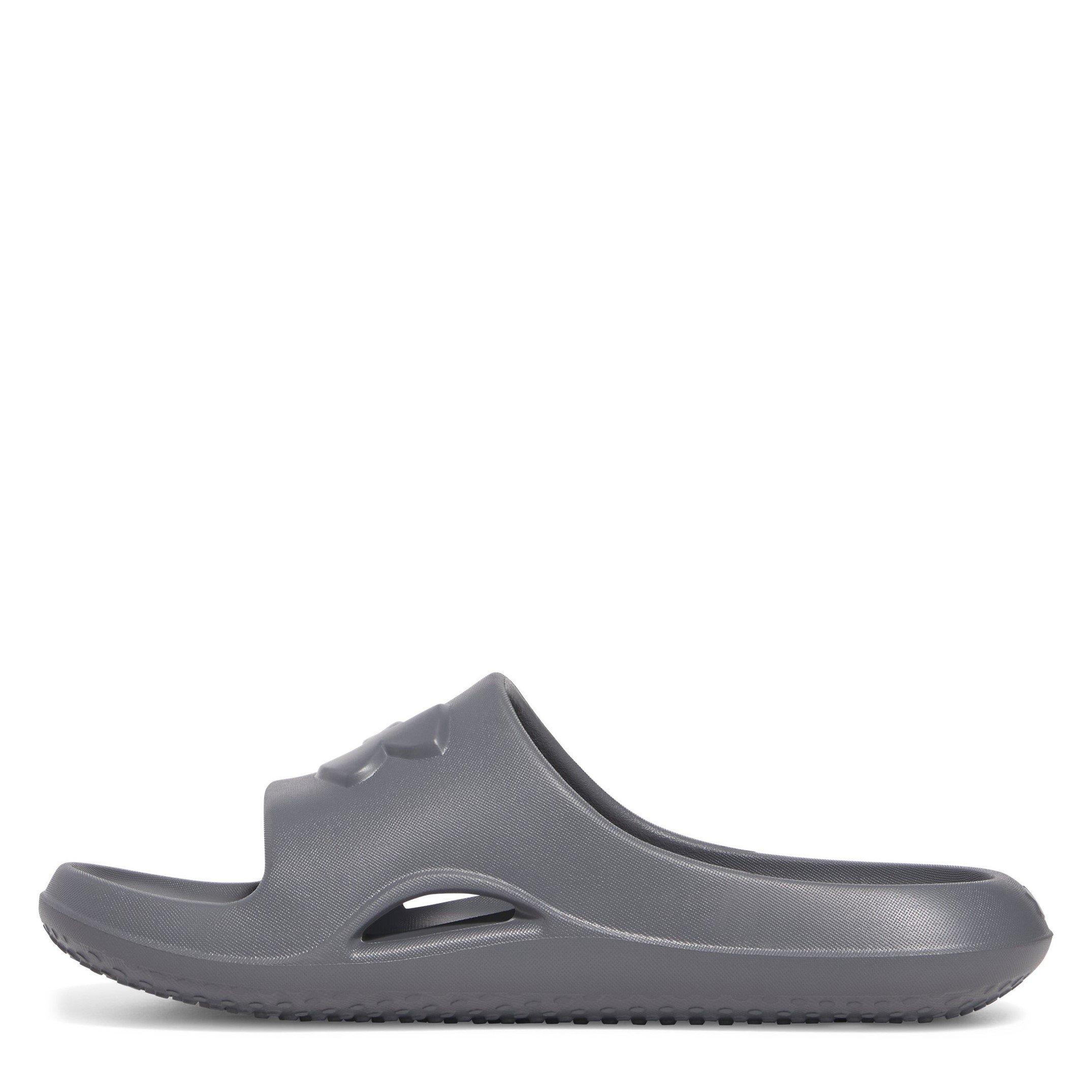 Gray - Under Armour - Locker Flat Sandal - 2
